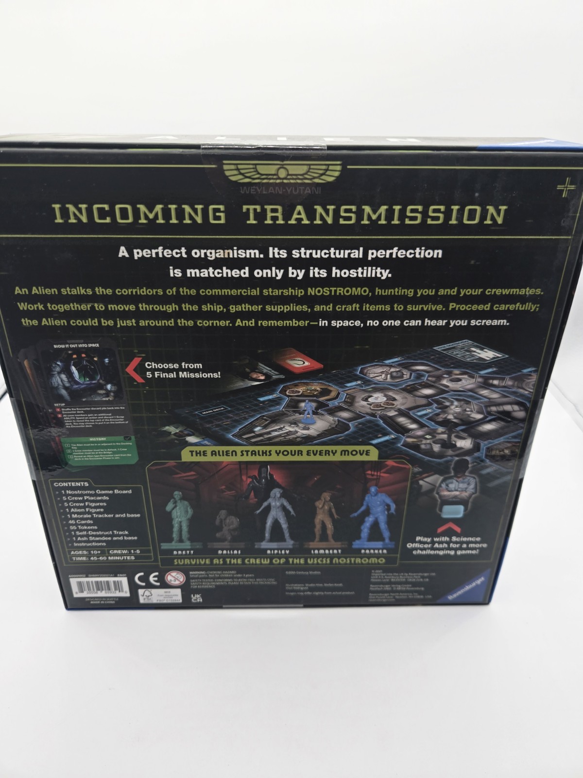 Alien: Fate of the Nostromo Board Game by Ravensburger Incl. 5 Miniatures NEW