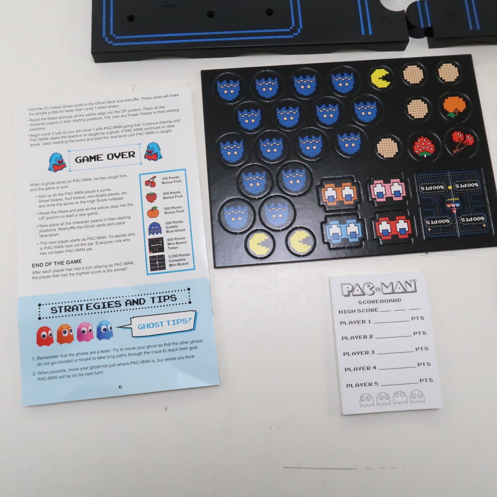 PAC-MAN The Board Game by Buffalo Games Complete Arcade classic w sound