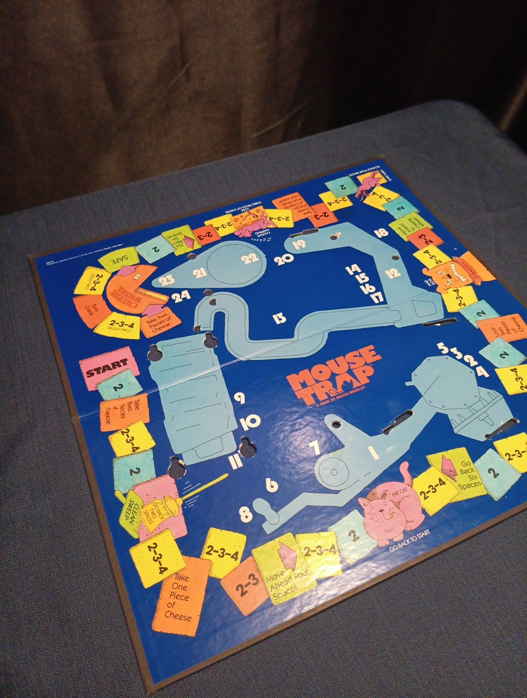 VINTAGE 💯 % Mouse Trap COMPLETE Milton Bradley 1986 Classic Board Game Family