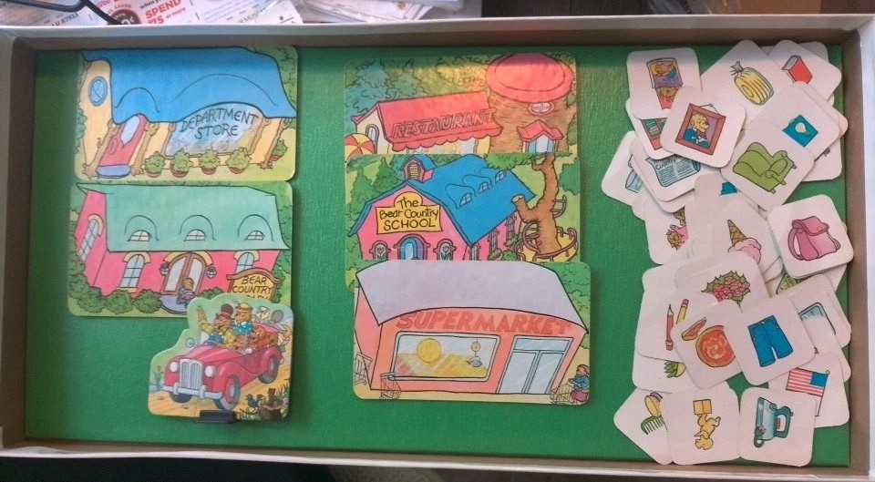 The Berenstain Bears So Much To Do Board Game Vintage Complete