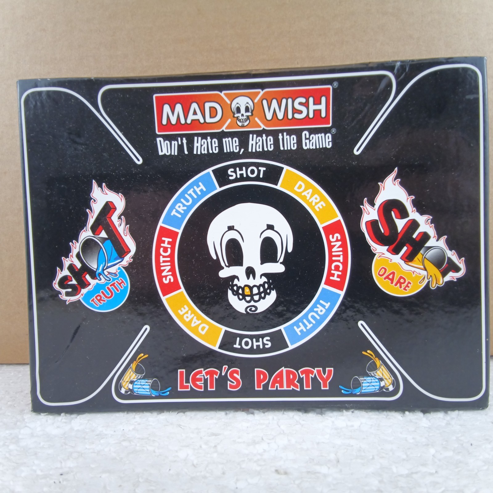Mad Wish Pro Board Game Let’s Party Don’t Hate Me, Hate the Game, Rebelz Games