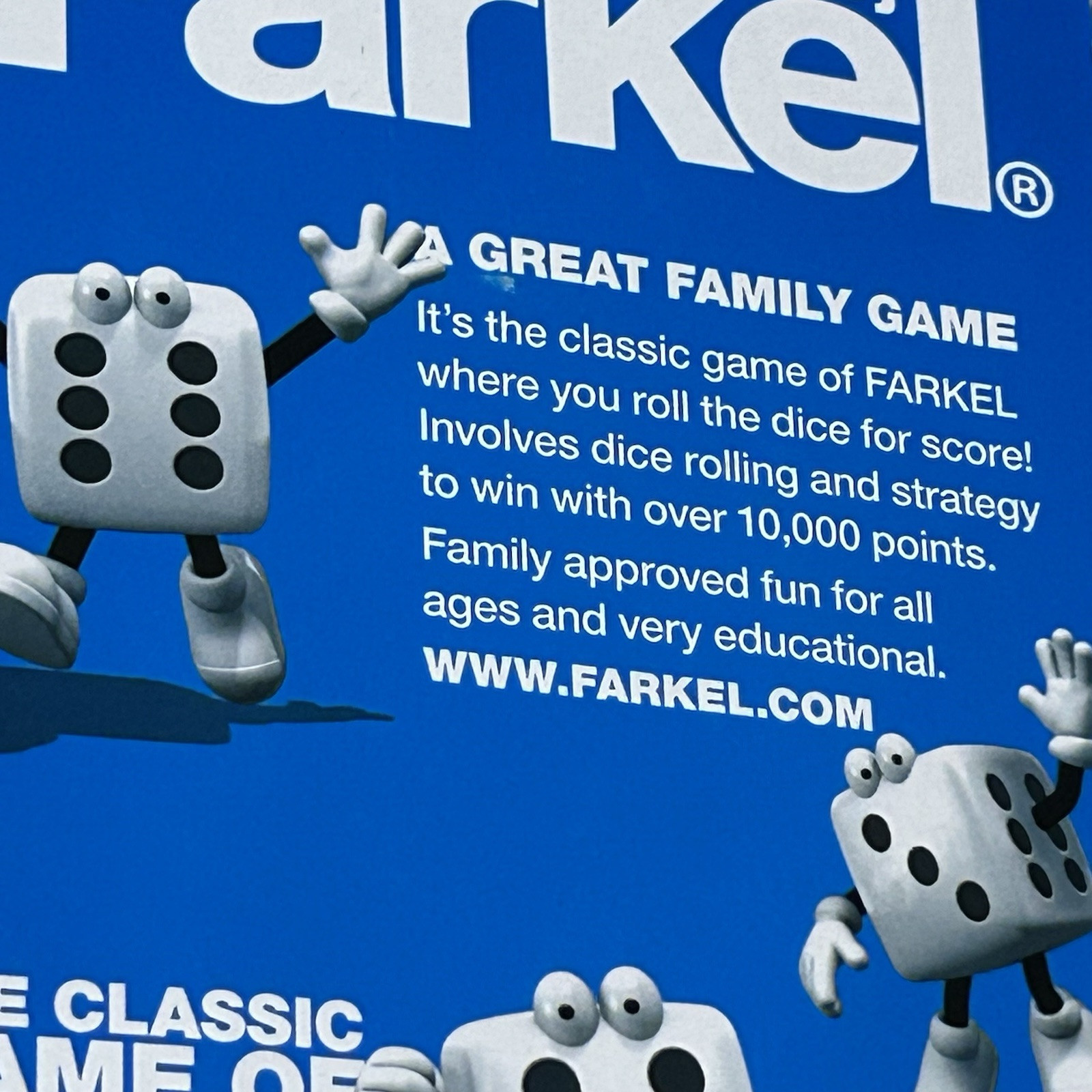 NIB Classic Six Dice Farkle Farkel Family Game