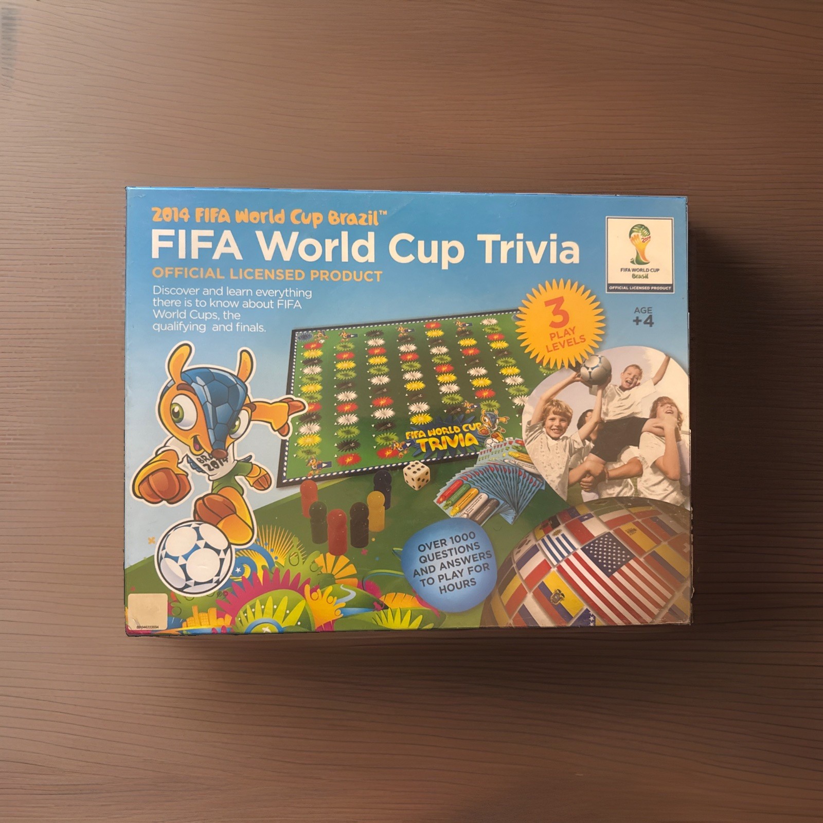 FIFA World Cup Brazil Trivia Soccer 2014 Board Game Football NEW