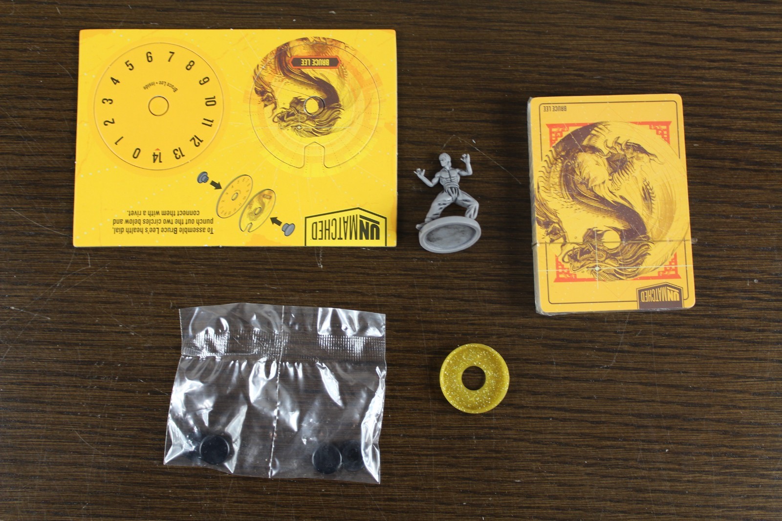 Bruce Lee Unmatched Board Game Expansion Mondo Games Rare NO TRAY