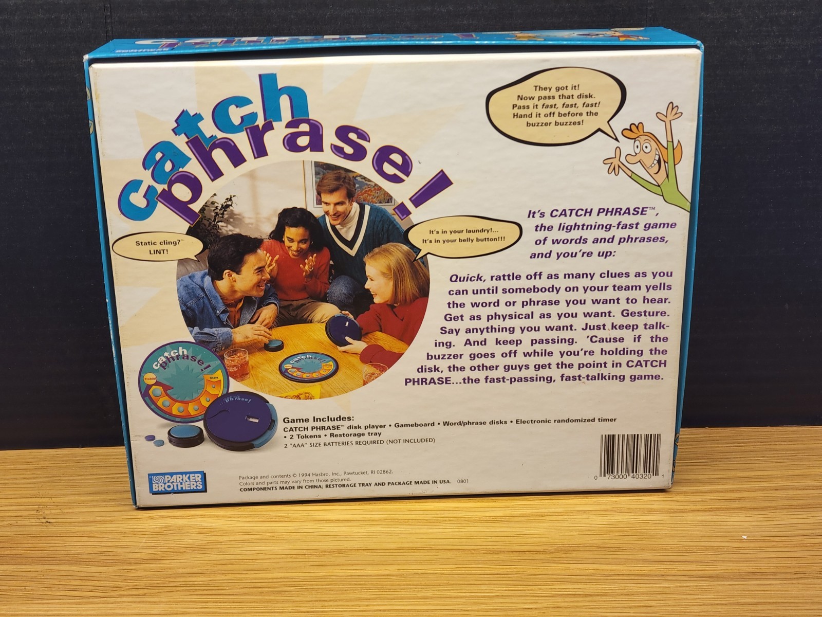1994 Catch Phrase Party Game Original Edition Parker Brothers Complete Tested