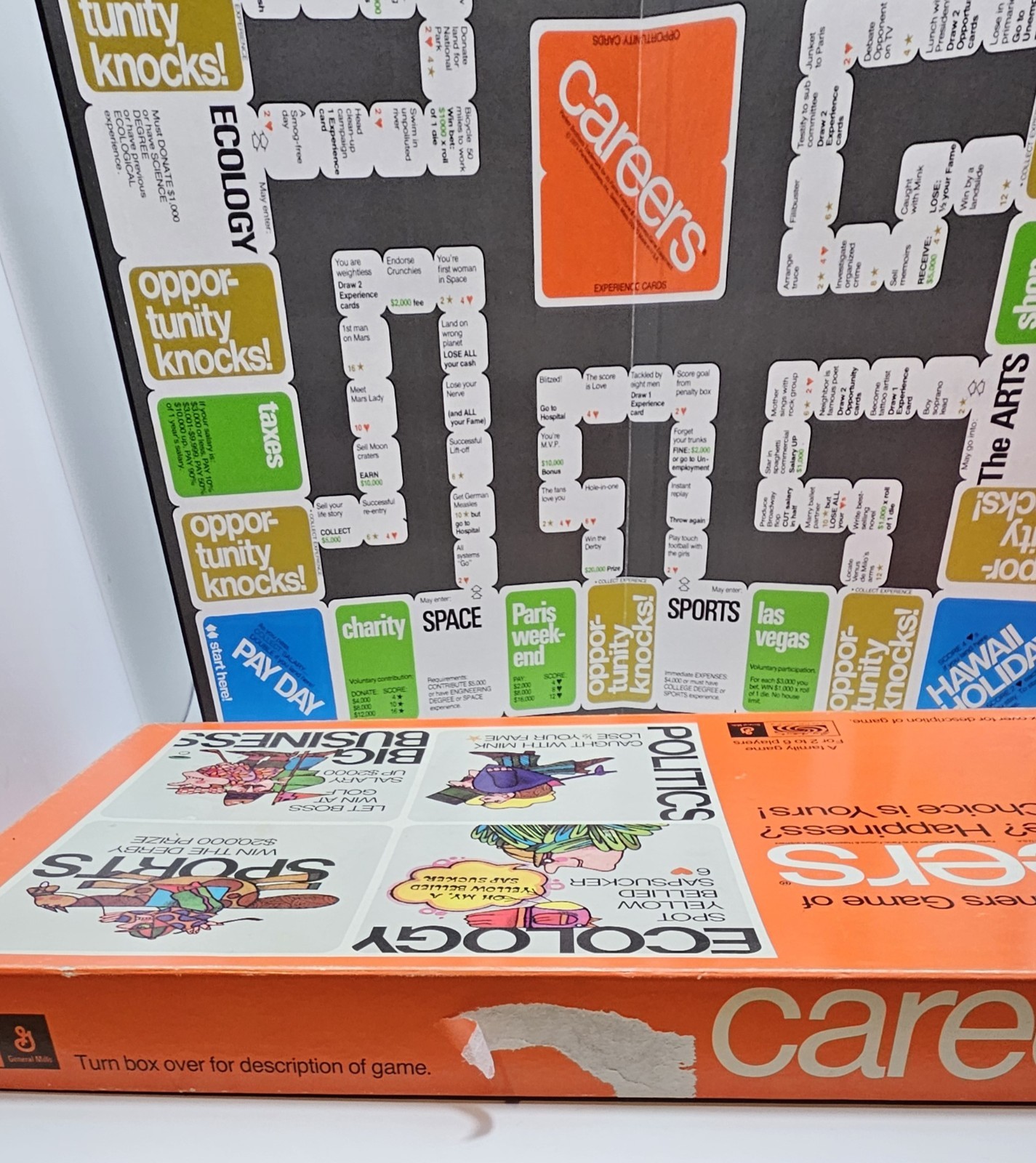 Vintage 1971 Careers Board Game Parker Brothers 100% Complete 1970s Retro Toy