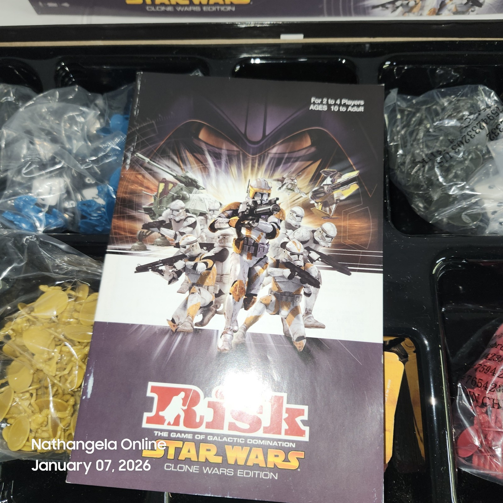 Star Wars Risk Clone Wars Edition Galactic Domination Game New OPEN BOX