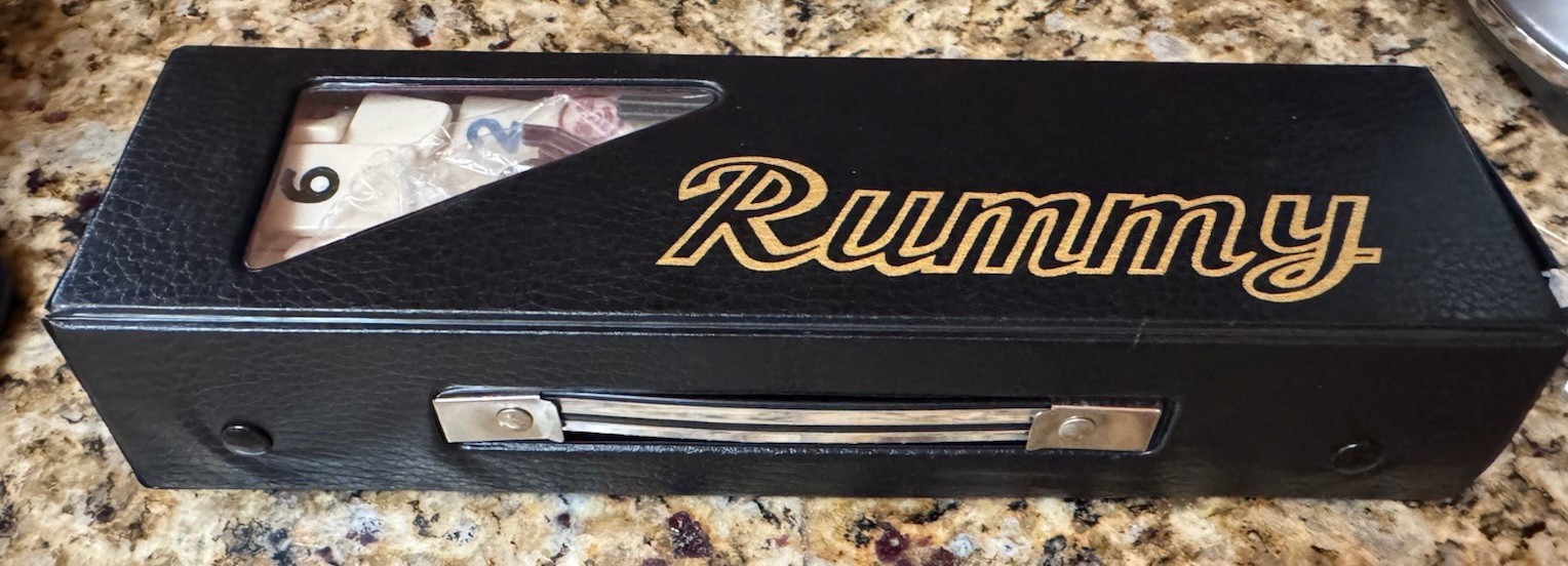 Rummy Rummikub Tile Game Set With Carry Case; USED: Missing 6 Tiles