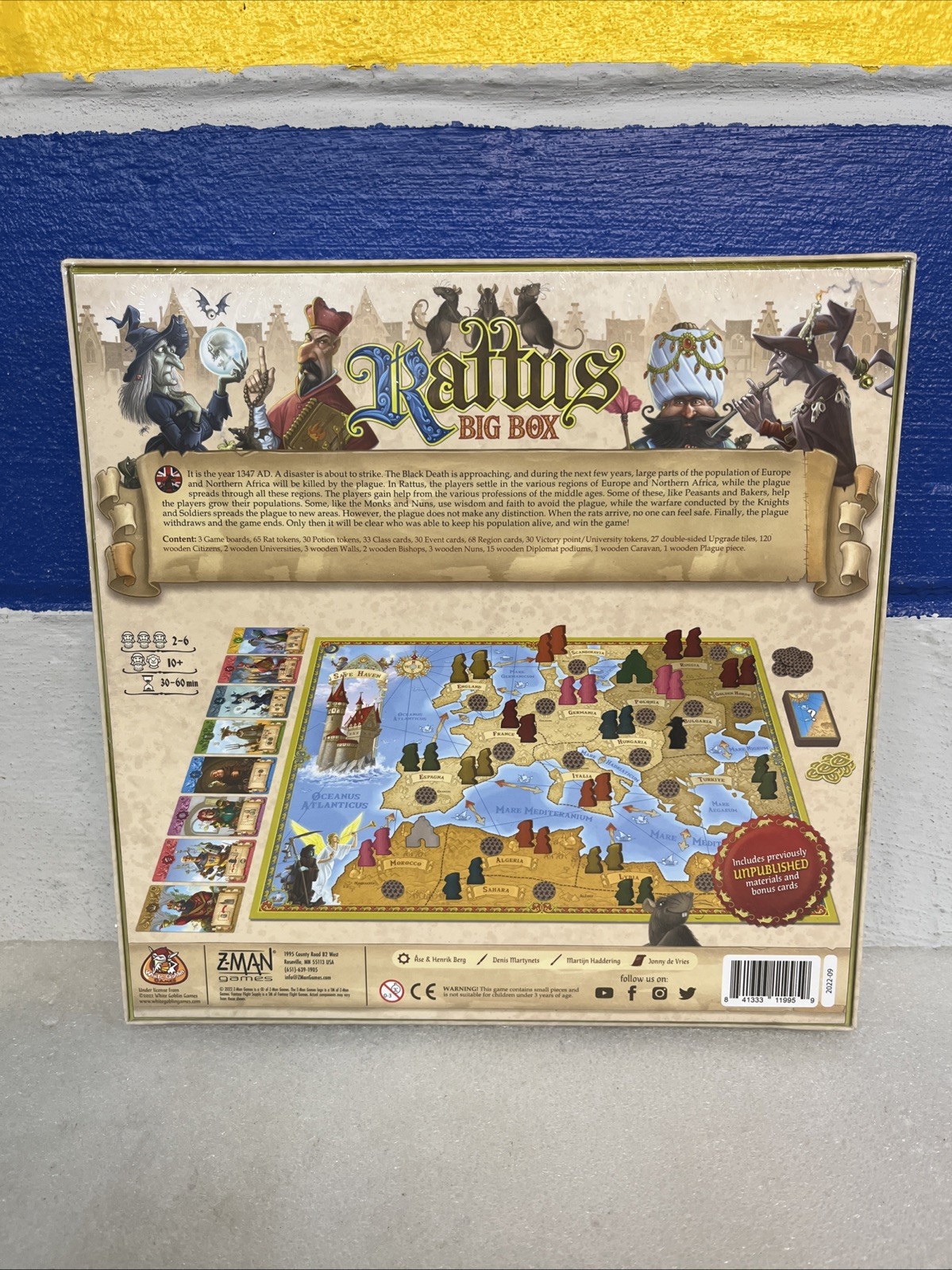 Rattus Big Box Board Game Z-Man Games New And Sealed