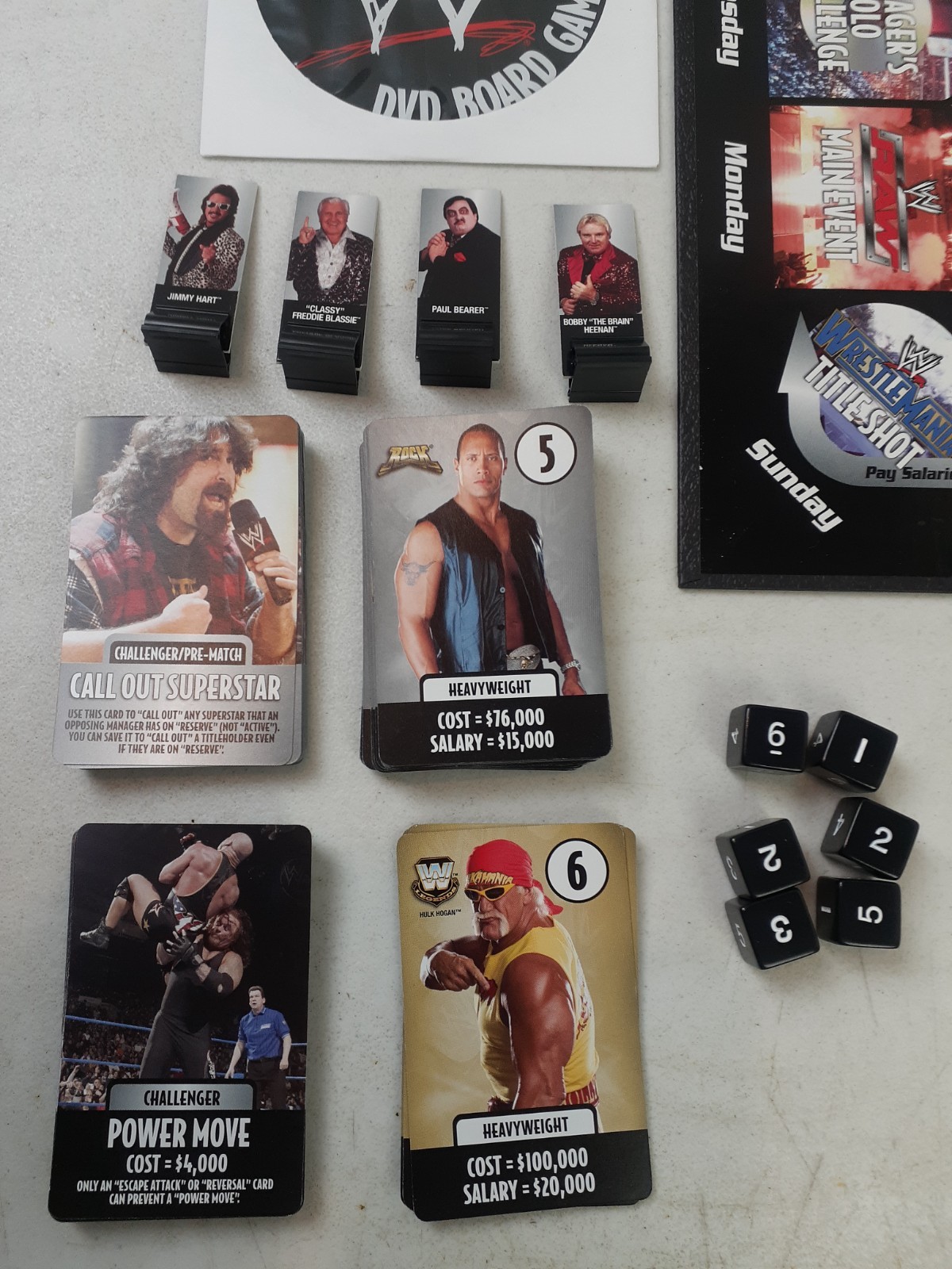 WWE DVD Board Game Wrestling 2nd Edition SBG Raw Smackdown 2006 COMPLETE 426