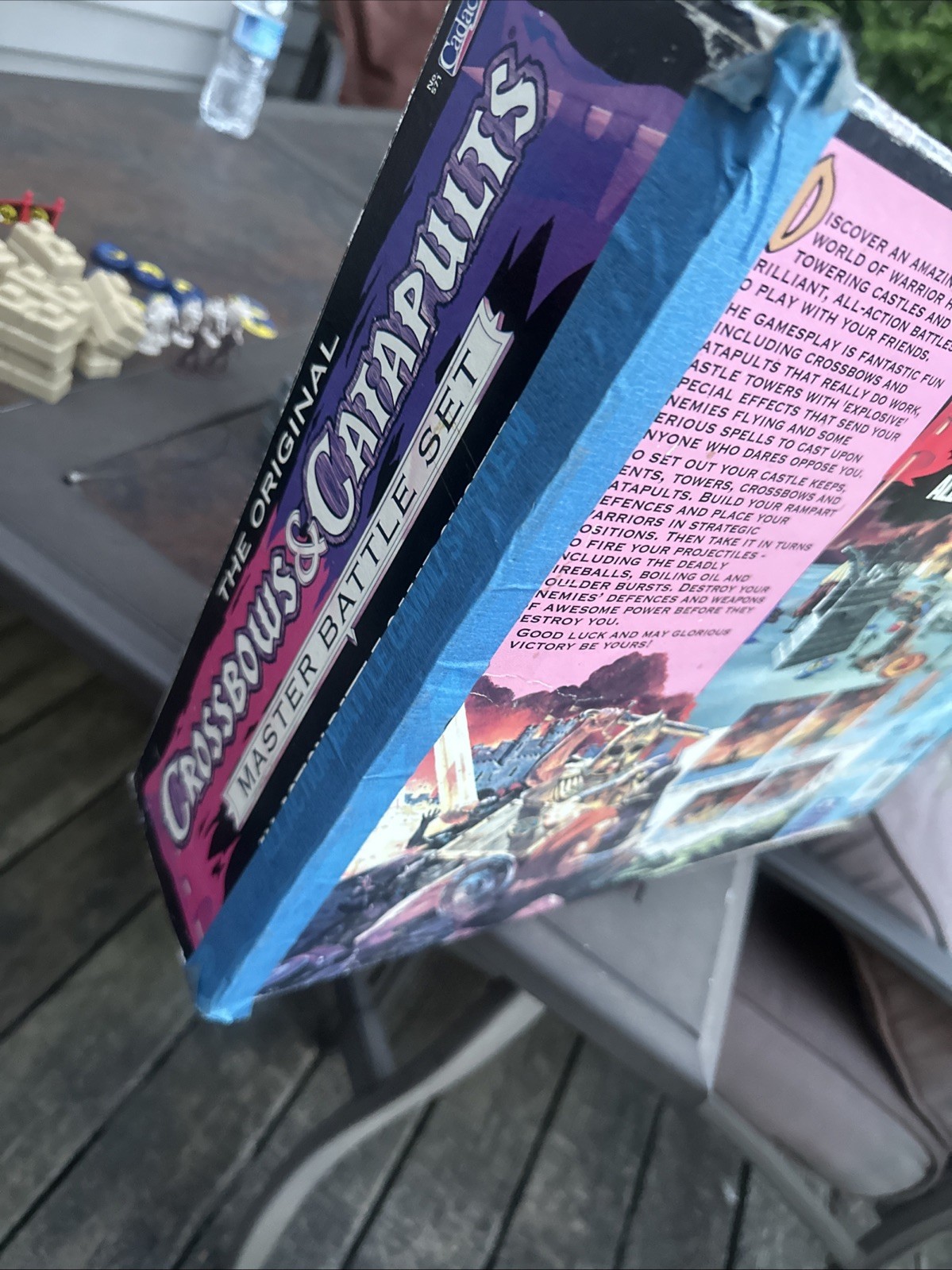 Crossbows And Catapults Master Battle Set 1997 Cadaco With Box Incomplete