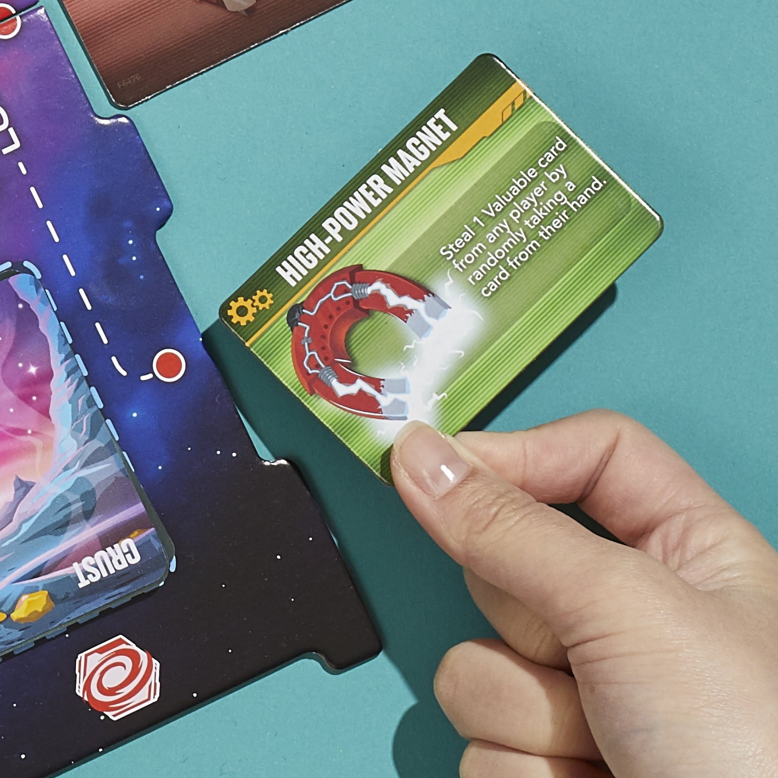 Hasbro Gaming Galaxy Goldmine Family Strategy Card Game for 10+, 2-6 Players