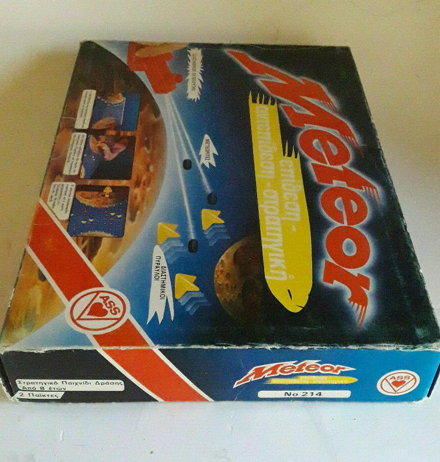 Vintage 70s Greek Board Game Meteor Meteorite Greek Edition Game By Ass