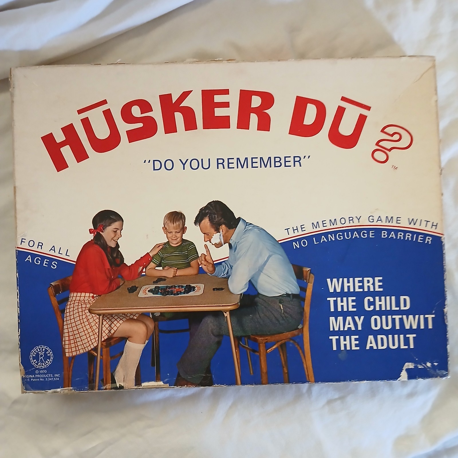 Vintage 1970 Regina Husker Du “Do You Remember?” Family Memory Game COMPLETE!