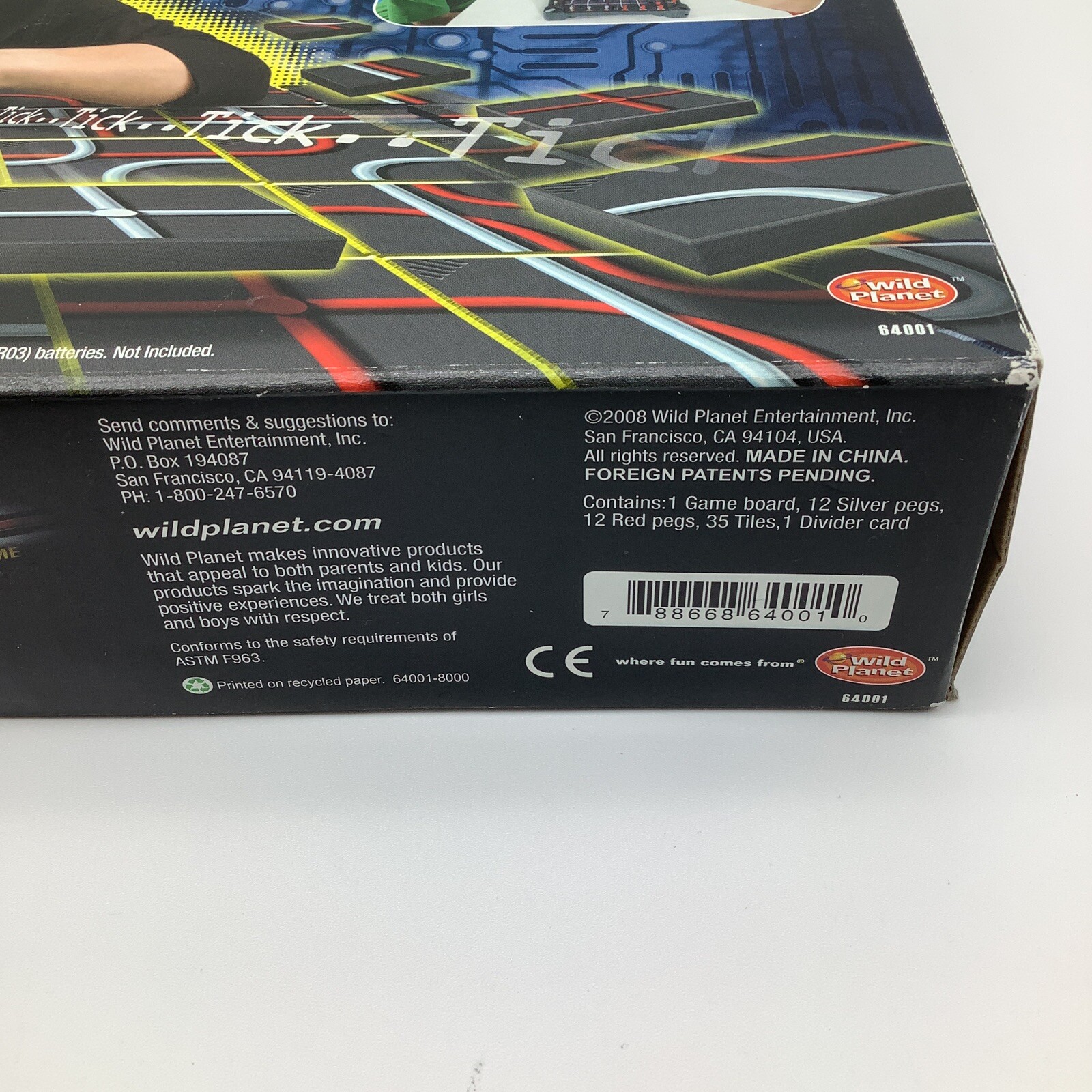 Spy Gear Spy Wire Sliding The Circuits Game 2008 Wild Planet New