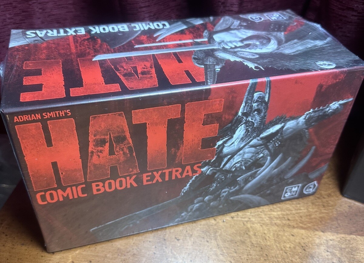 HATE Both The Comic Book Tyrant Edition & Extras Vol 2 Kickstarter CMON In Hand