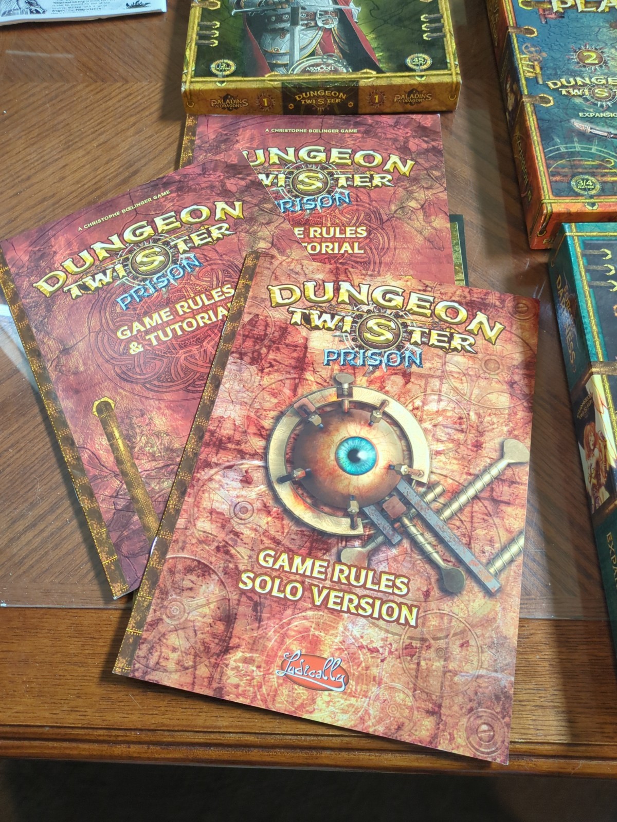 Dungeon Twister Lot: Prison and Expansions 1-5, Read for itemization
