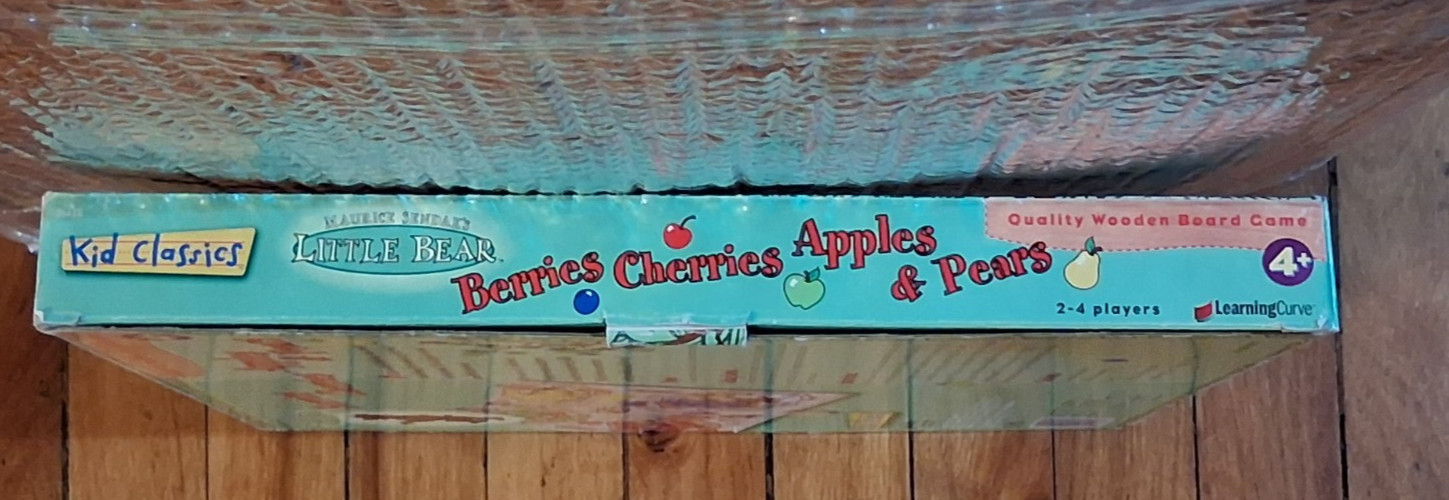 Maurice Sendak’s Little Bear Berries Cherries Apples & Pears Wood Game-Orig Box