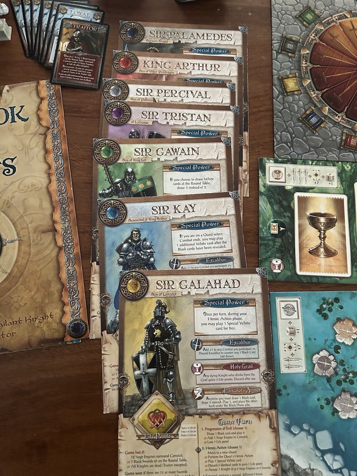 Days of Wonder Shadows Over Camelot Board Game Missing Siege Engines, Box Damage