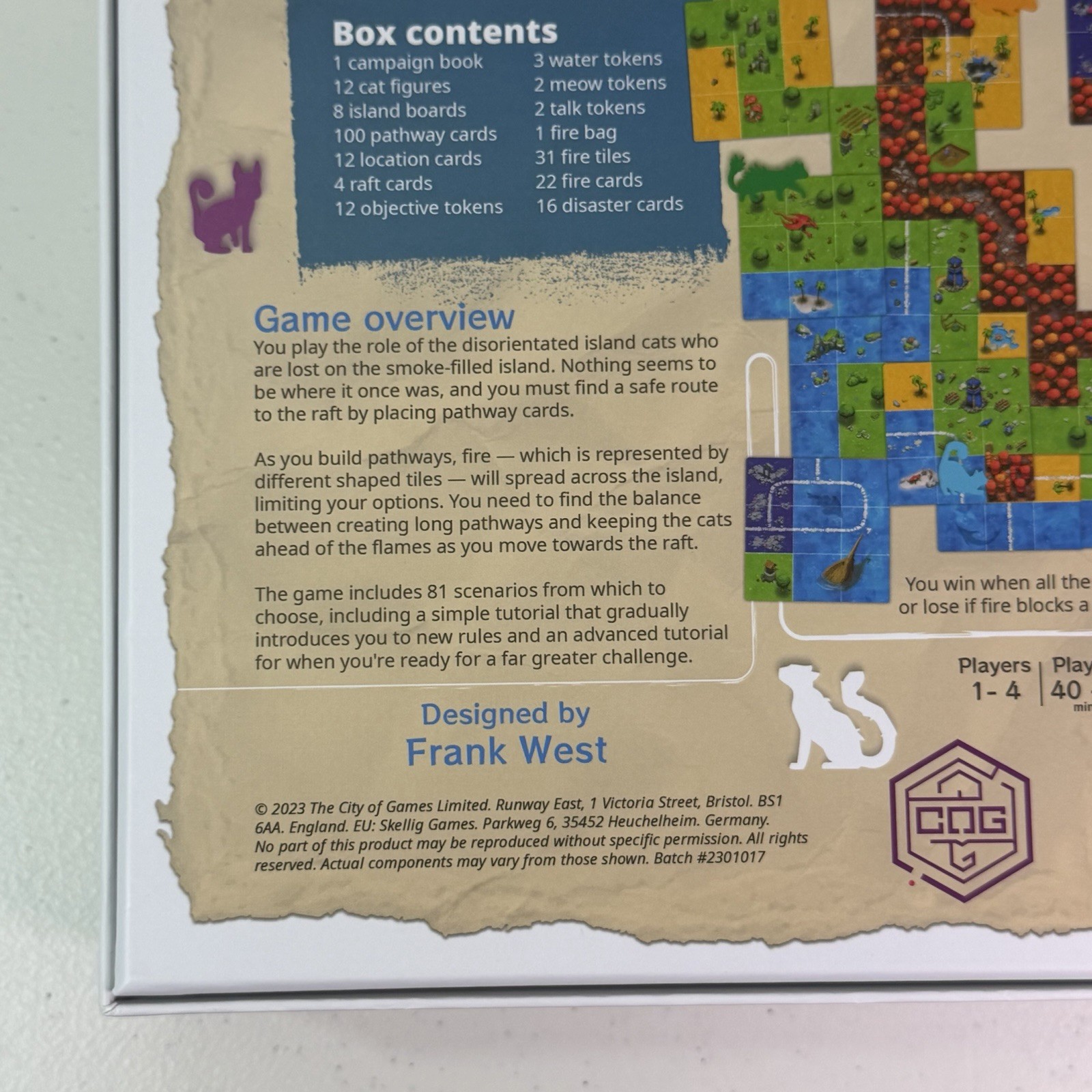 Race To The Raft Co-op Board Game The City Of Games Frank West Complete