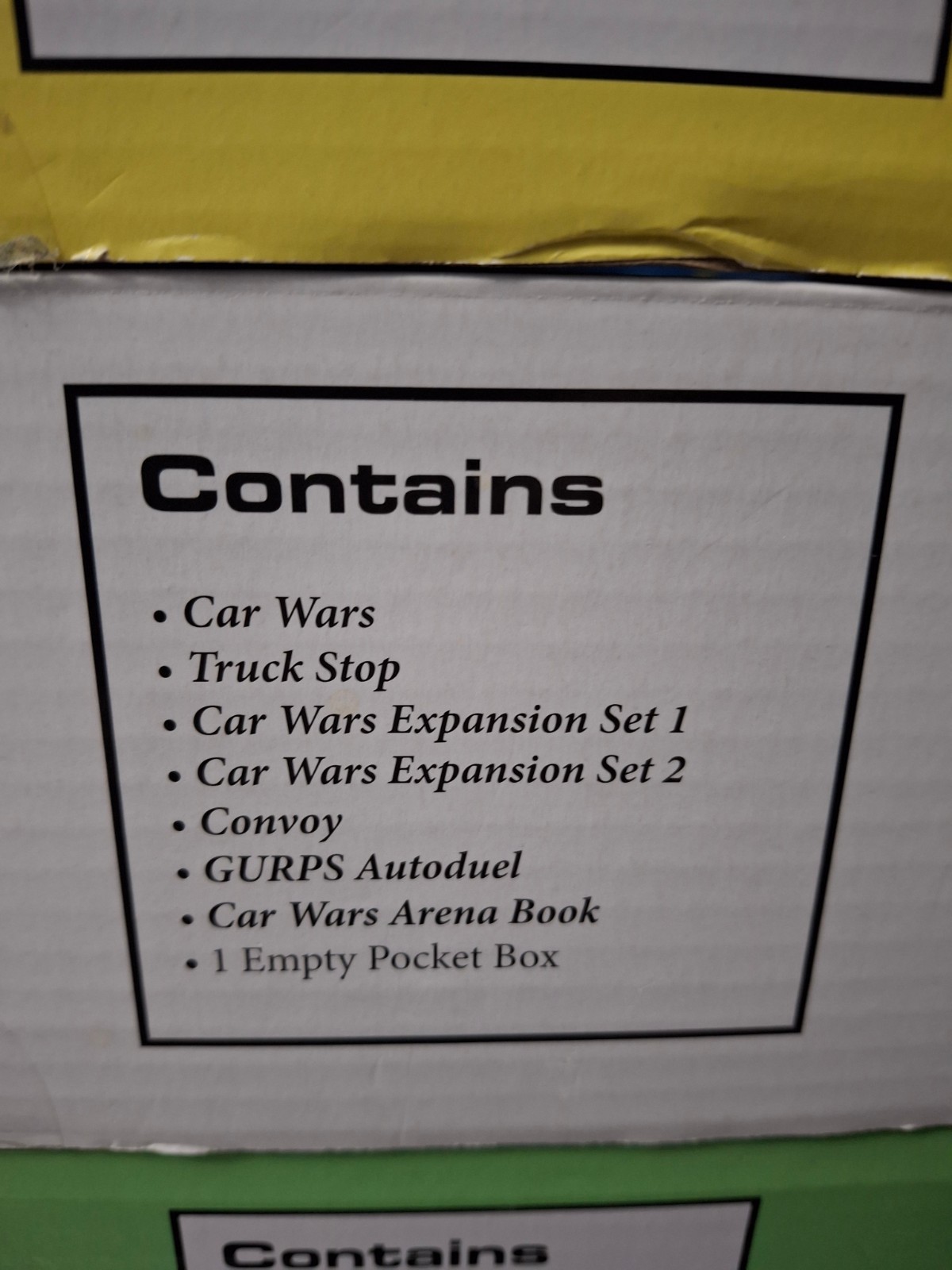 Car Wars Pocket Box Bundles All 4 Steve Jackson Games Kickstarter Complete