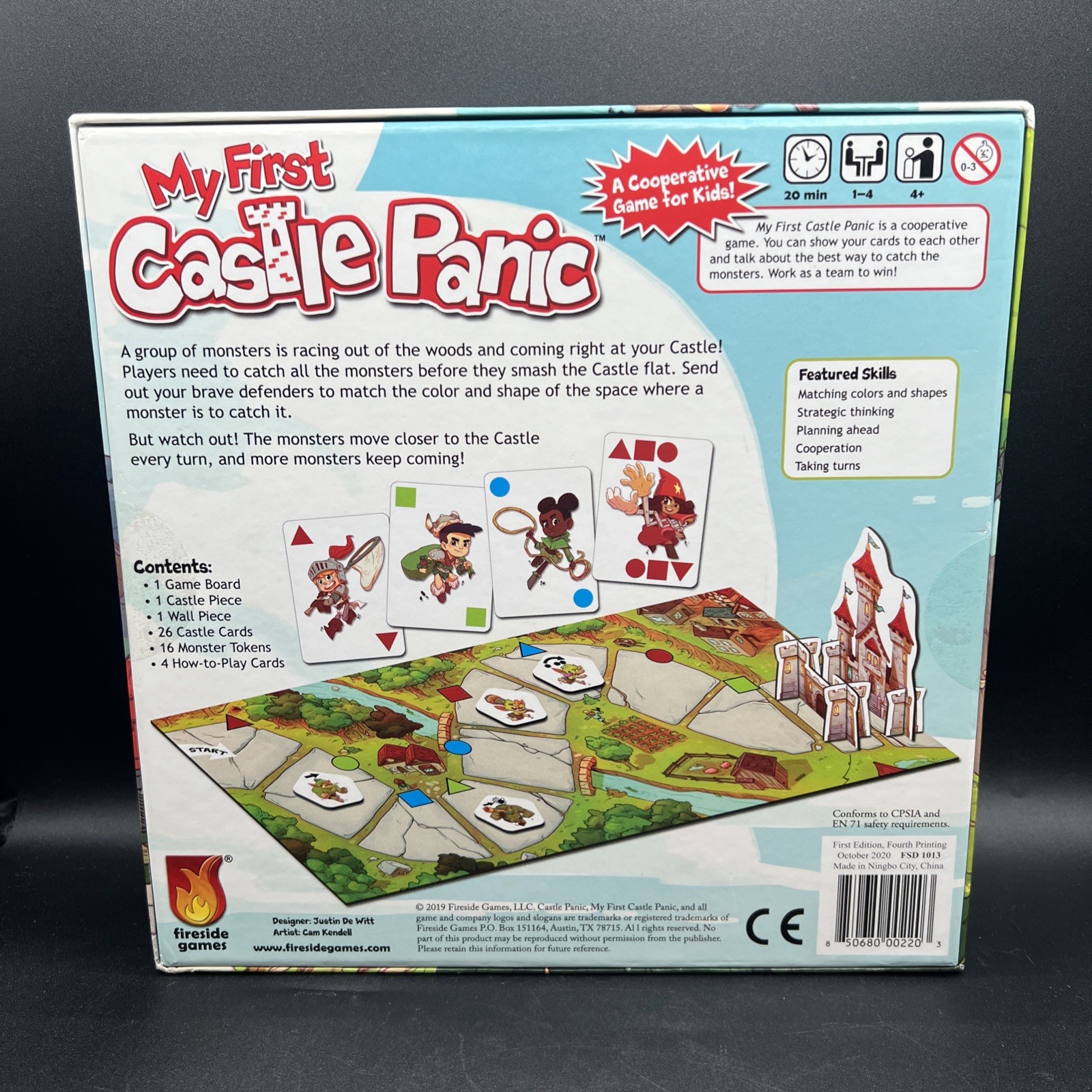 My First Castle Panic Board Game New Sealed Box