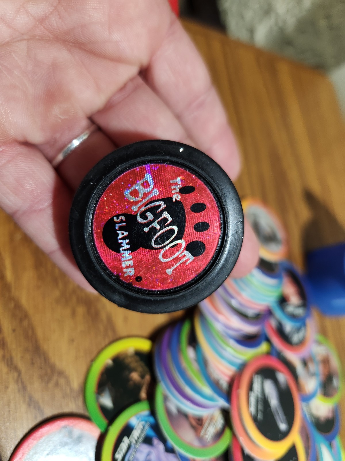 HTF Vintage Lot of 150+ Star Trek Milk Caps POGs 4 Slammers & 4 Containers Game