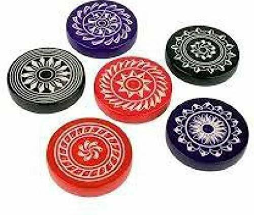 RSINC Carrom Board Multicolor Striker & Design May Vary as Per QTY -1