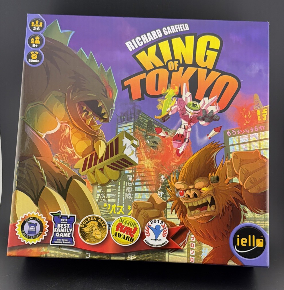 King of Tokyo Board Game COMPLETE Iello 2015 GigaMonster Richard Garfield