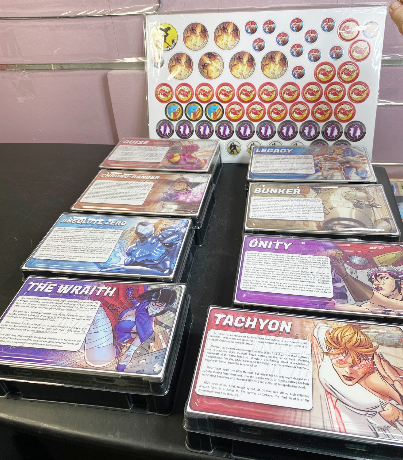 Arcane Wonders core game unpainted Freedom Five Kickstarter Board Game new boxed