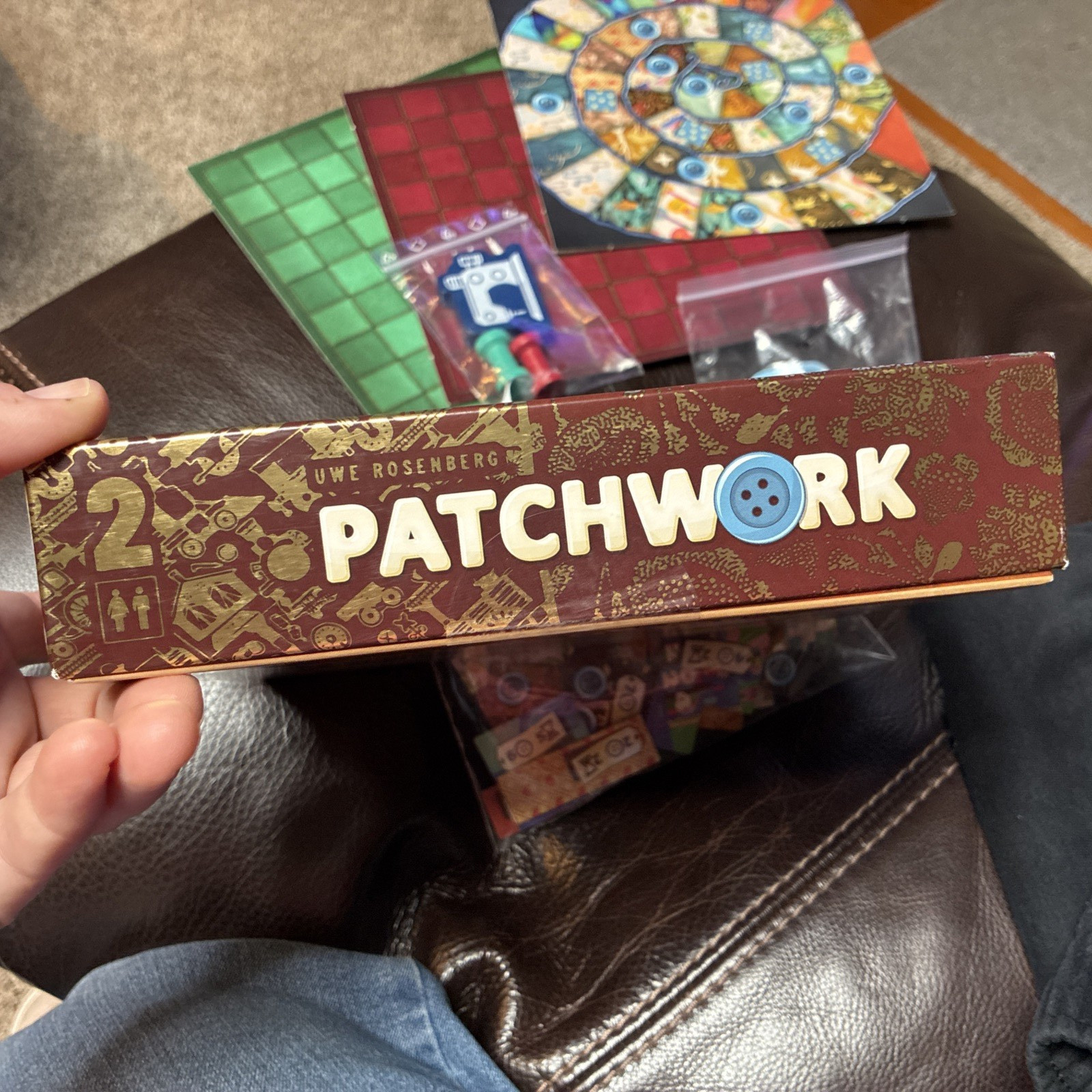 PATCHWORK 10-Year Anniversary Edition Board Game Uwe Rosenberg Complete/Excellen