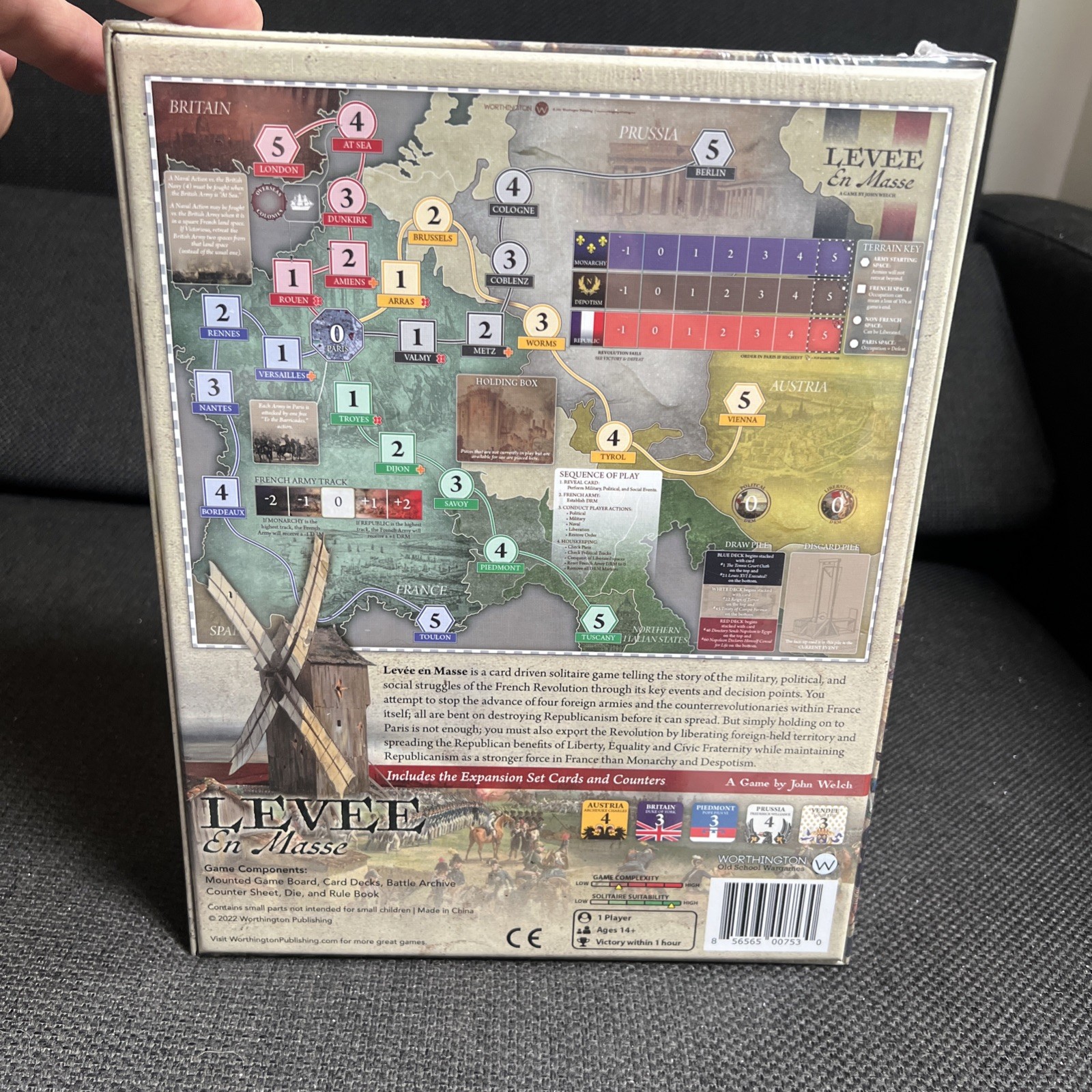 Worthington Games Levee En Masse Deluxe: The Wars of the French Revolution NISW