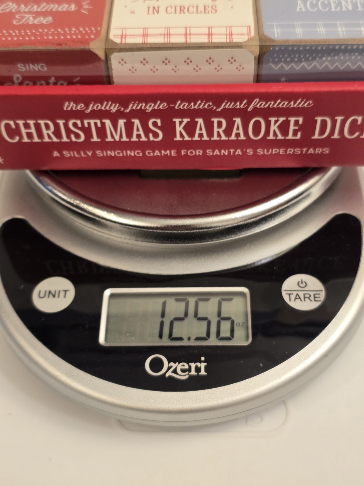 DEMDACO Christmas Karaoke Dice (Holiday Party Starter) Used: FREE SHIPPING