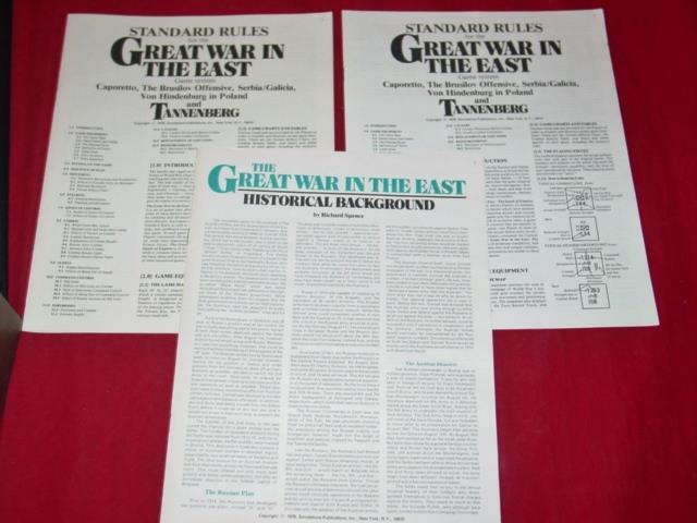 SPI 1978: TANNENBERG – The Opening Guns, August 1914 Boxed Game Ed (PUN) EX