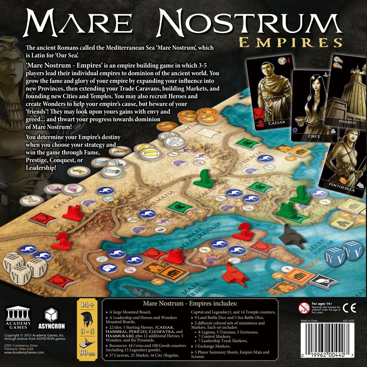 Academy Games Mare Nostrum – Empires Boardgame