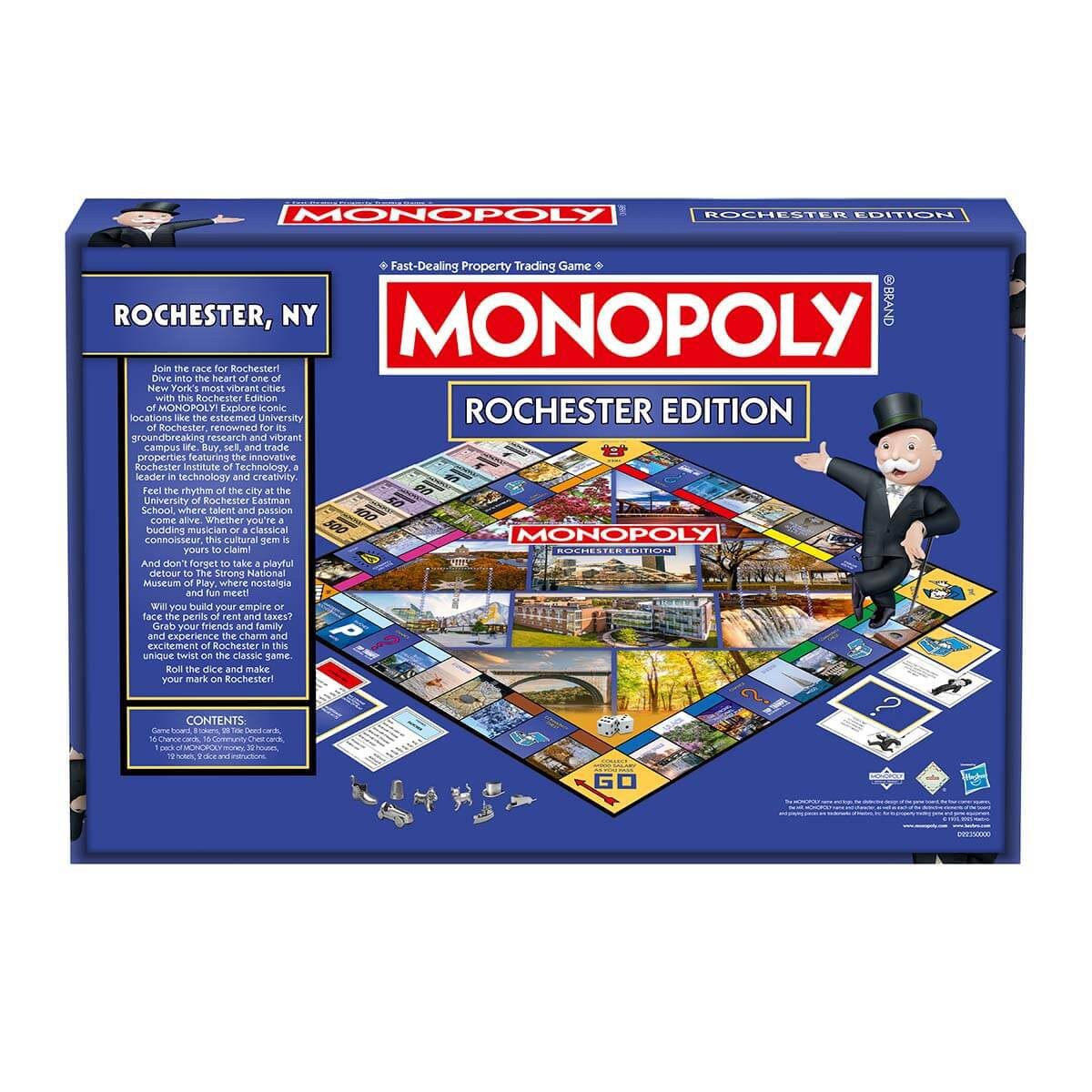 Rochester, NY Monopoly Board Game
