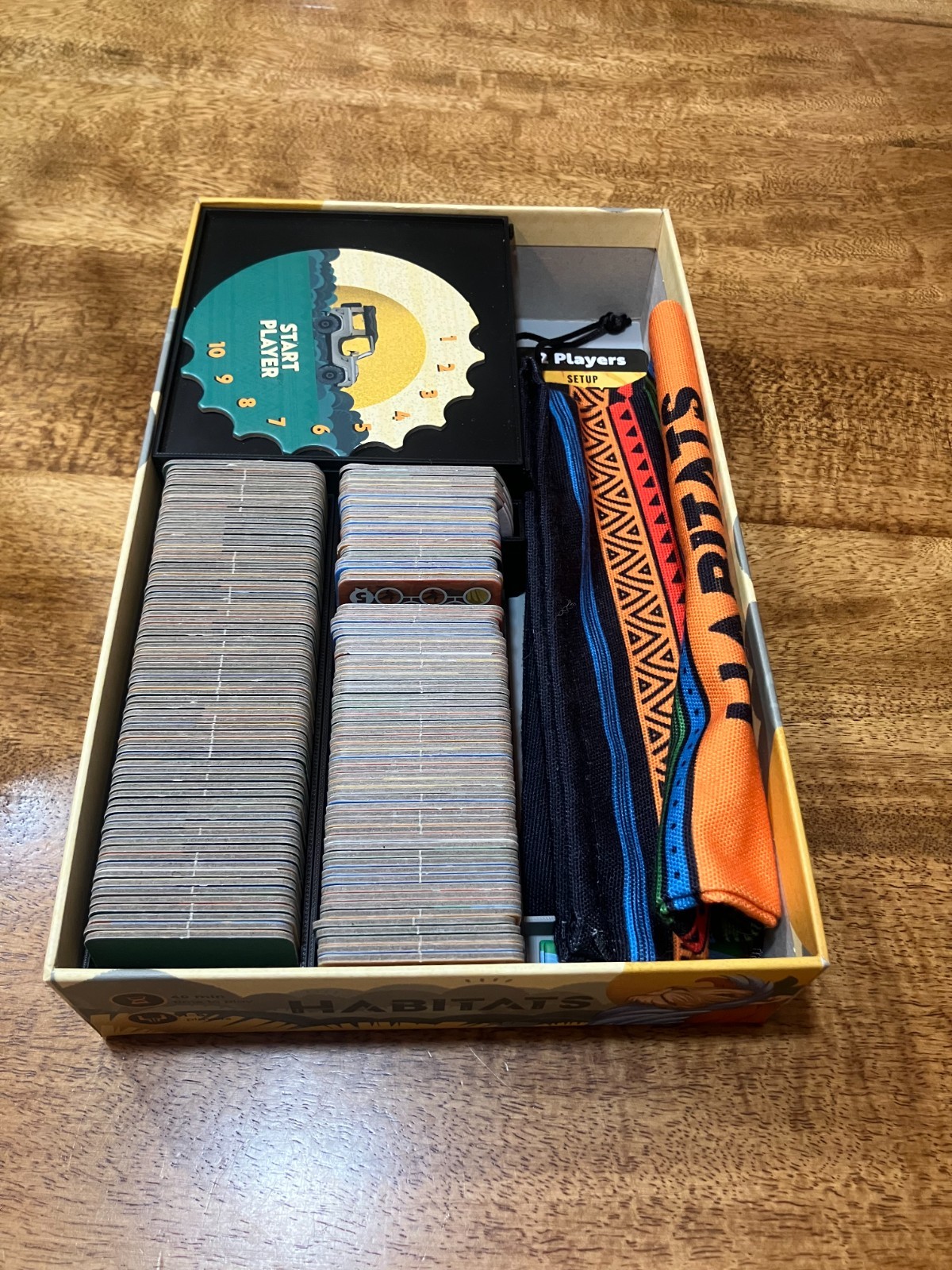 Habitats Board Game Insert with Removable Trays