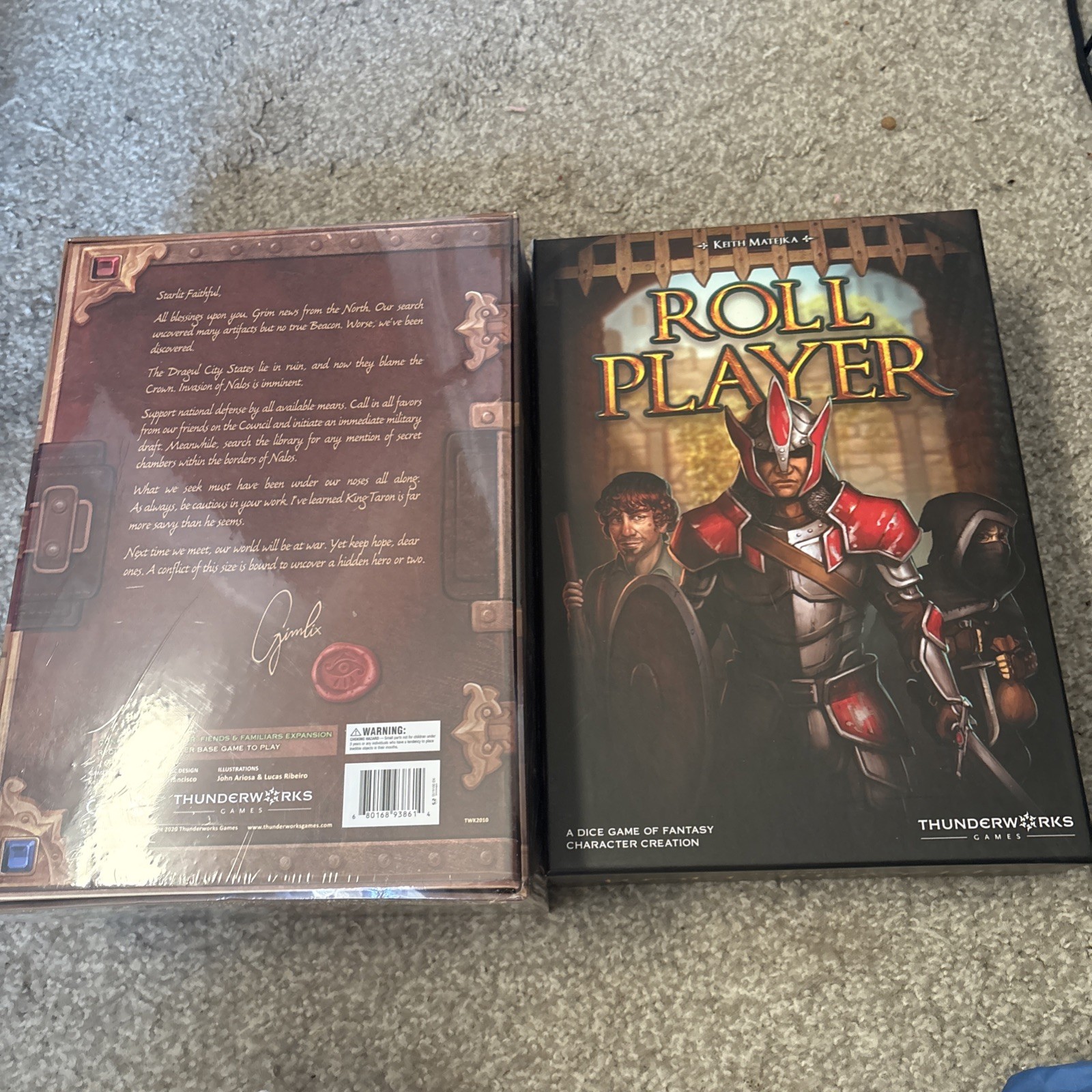 Roll Player Adventures with expansion & rollplayer