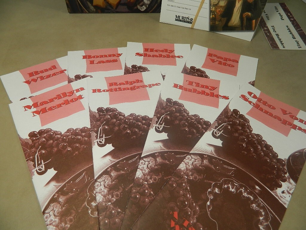 Murder a la Carte – A Taste for Wine & Murder Complete Adult Dinner Party Game