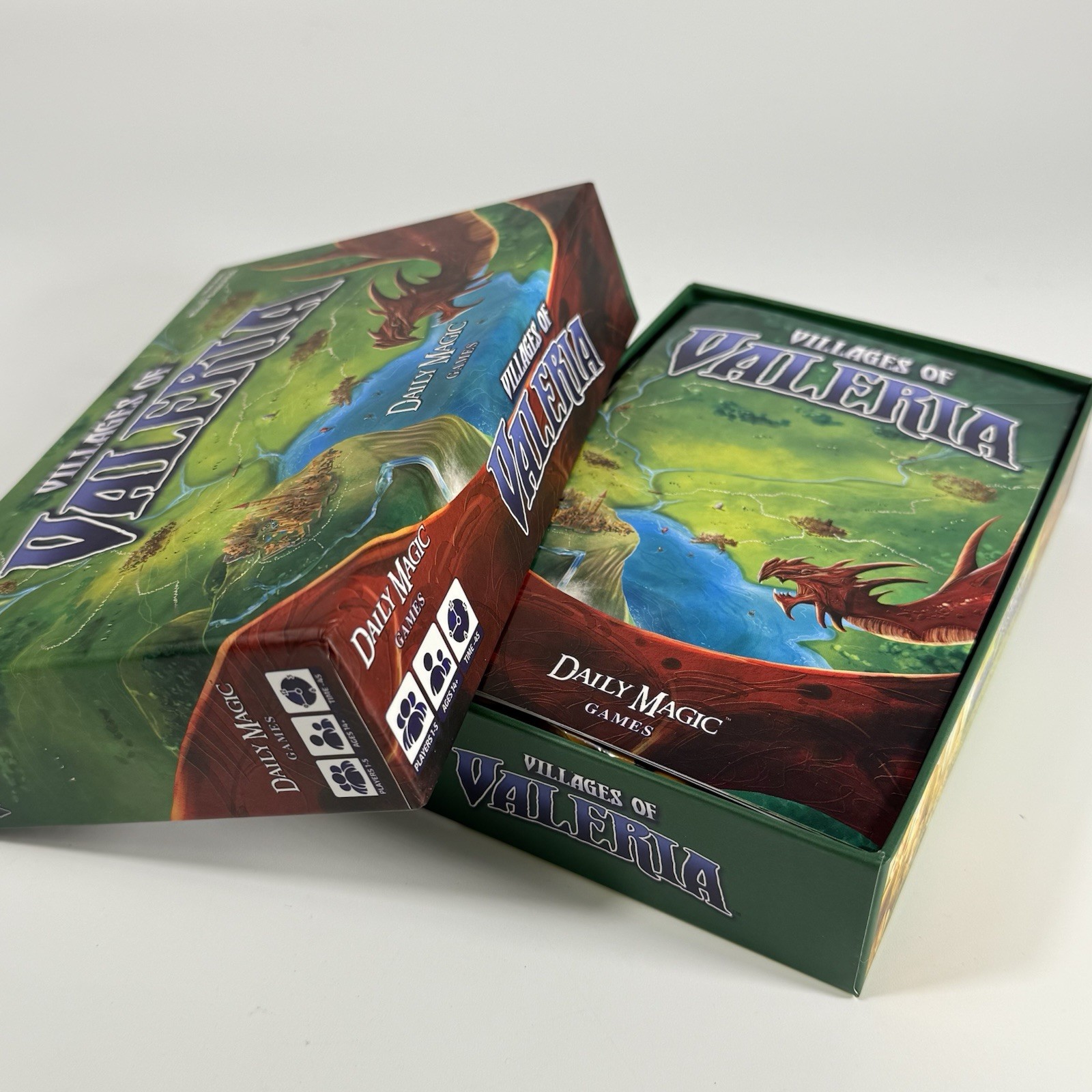 Villages of Valeria Card Game by Daily Magic Games Open box Cards Sealed Unused