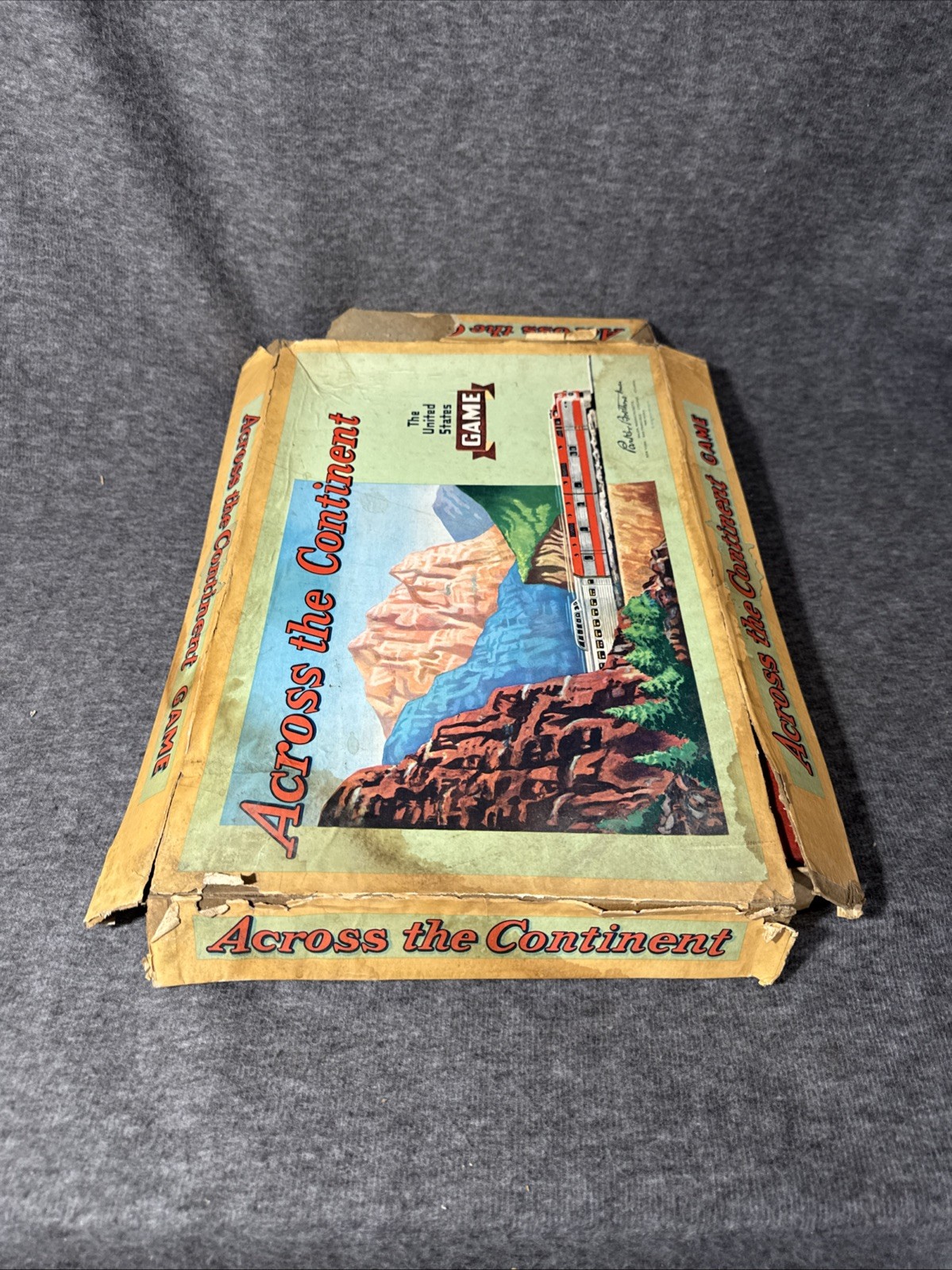 America Across The Continent Parker Bros vintage board games 1950s