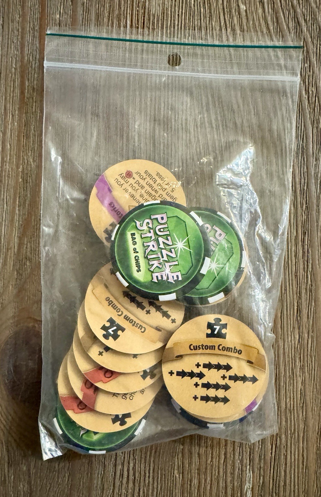 Puzzle Strike Board Game Promo Chips – Complete