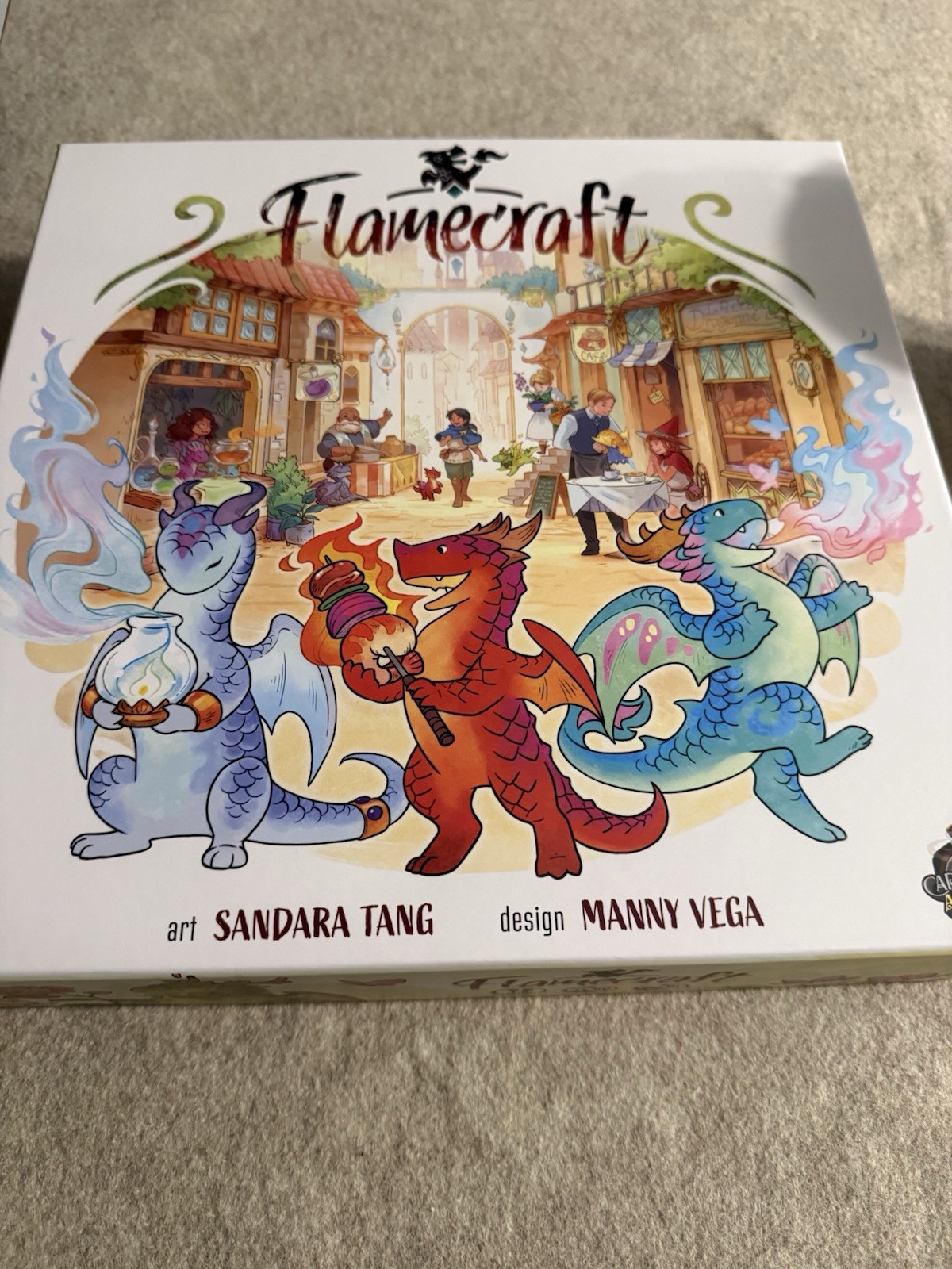 Flamecraft – 3D Printed Organizer – Standard Edition Board Game