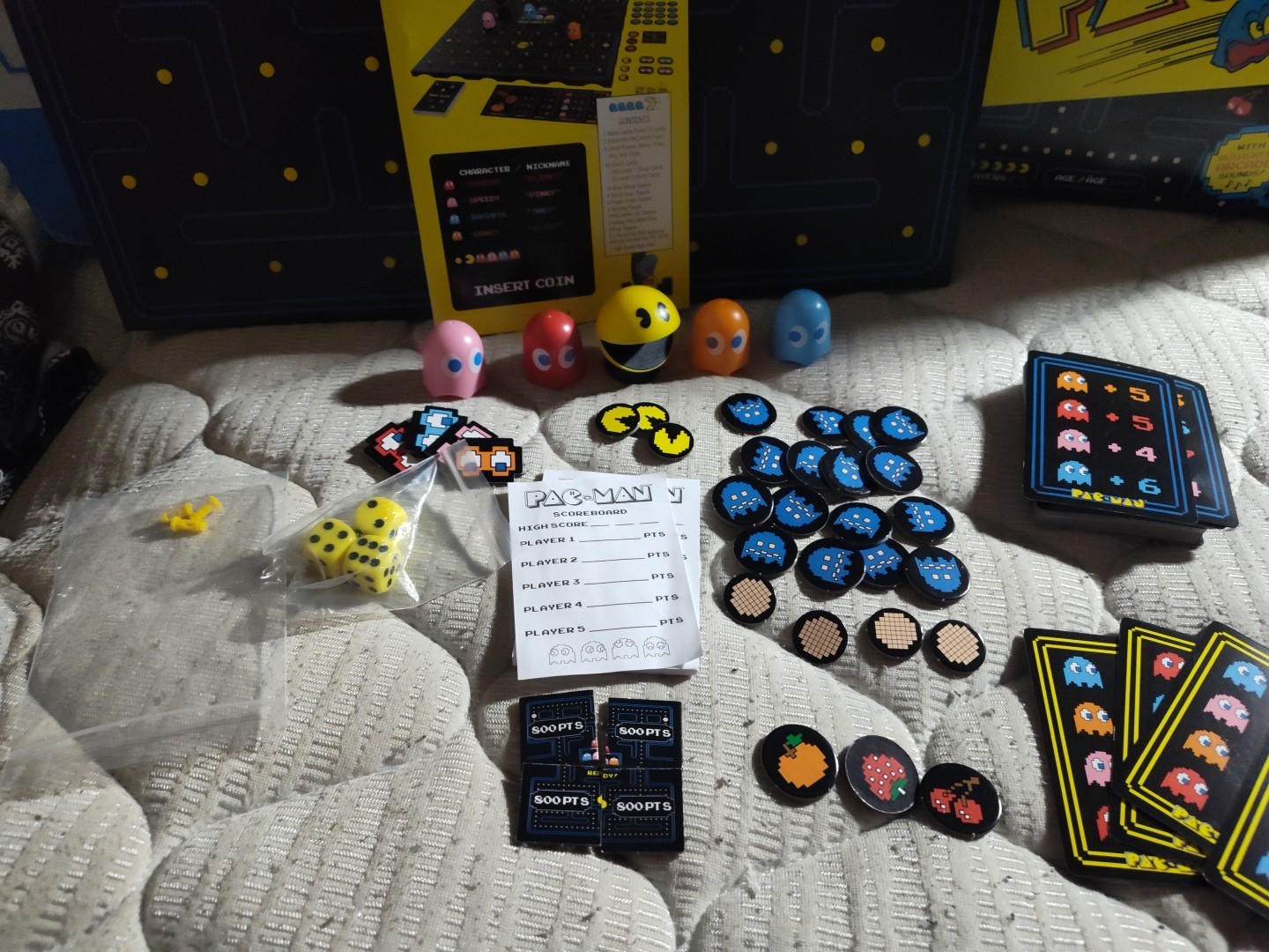 Pac Man Board Game Classic Arcade Sounds Buffalo Games 2019 Complete