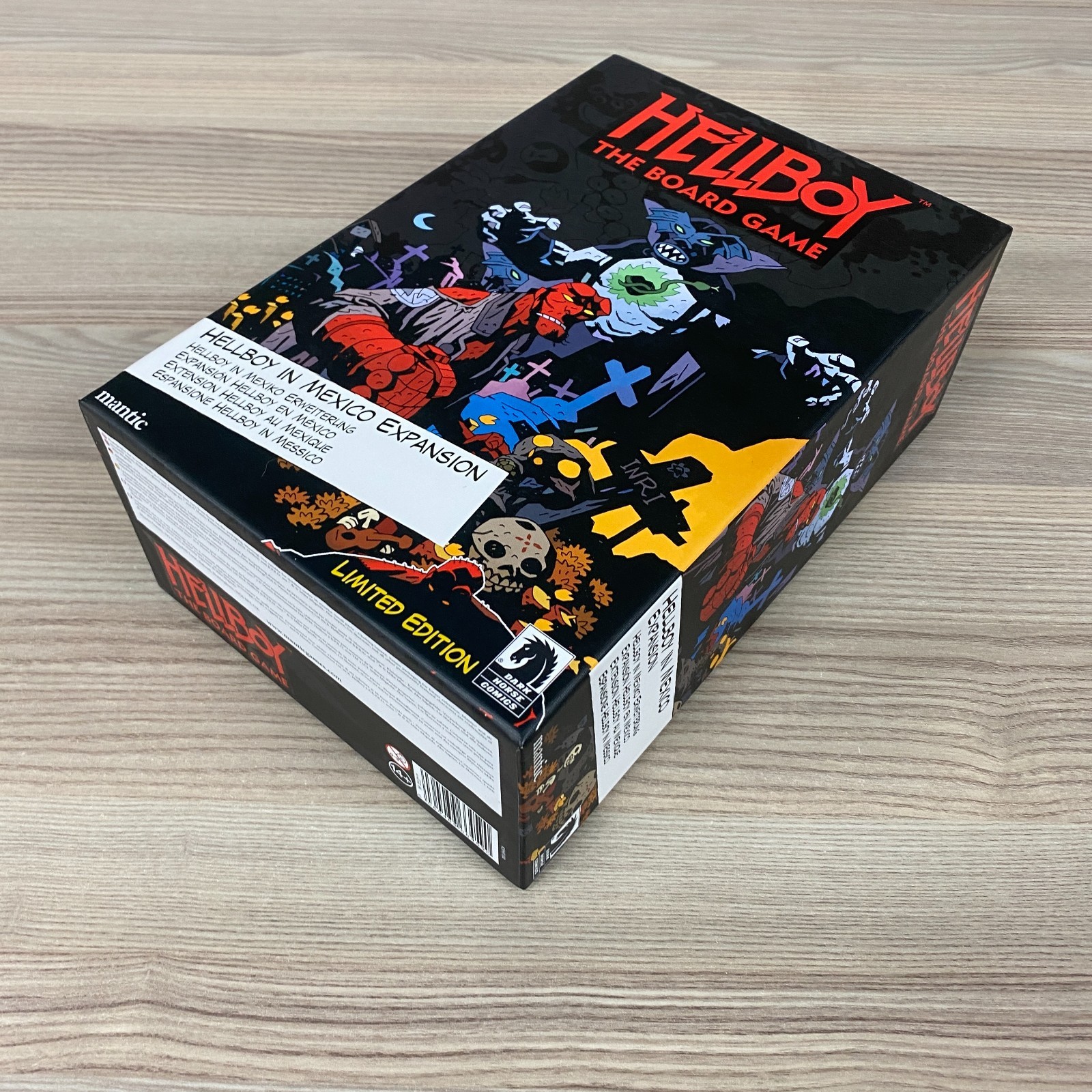 HELLBOY IN MEXICO EXPANSION HELLBOY THE BOARD GAME LIMITED EDITION MANTIC