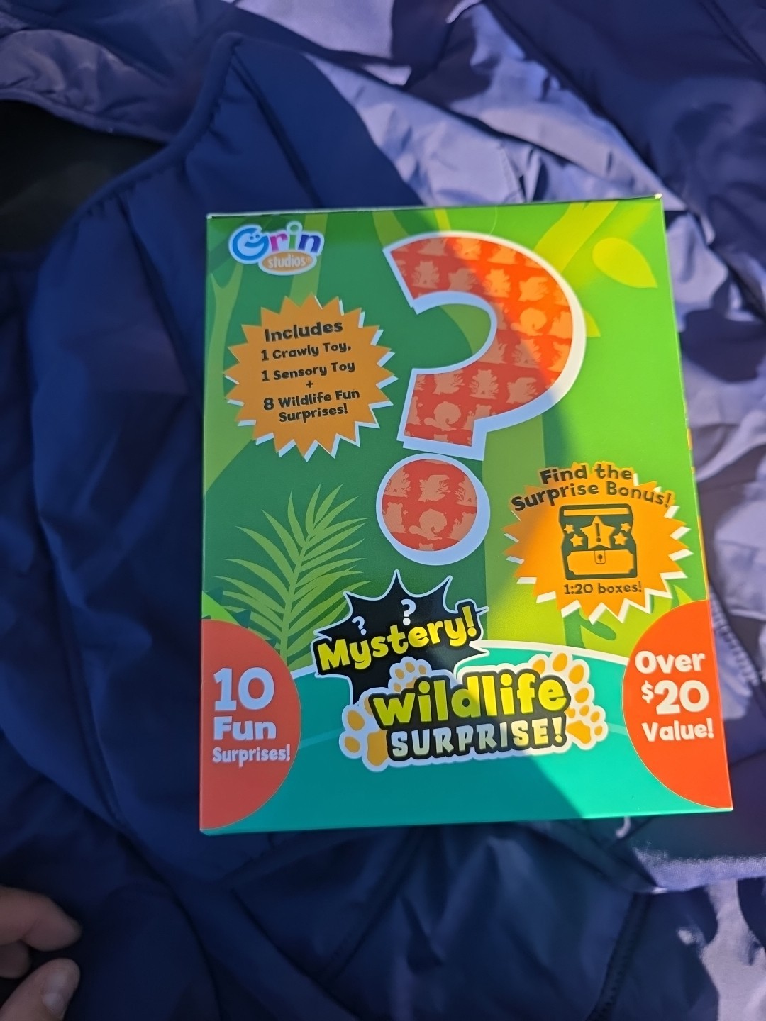 Grin Studios Mystery Box- 10 Wildlife Fun Surprises