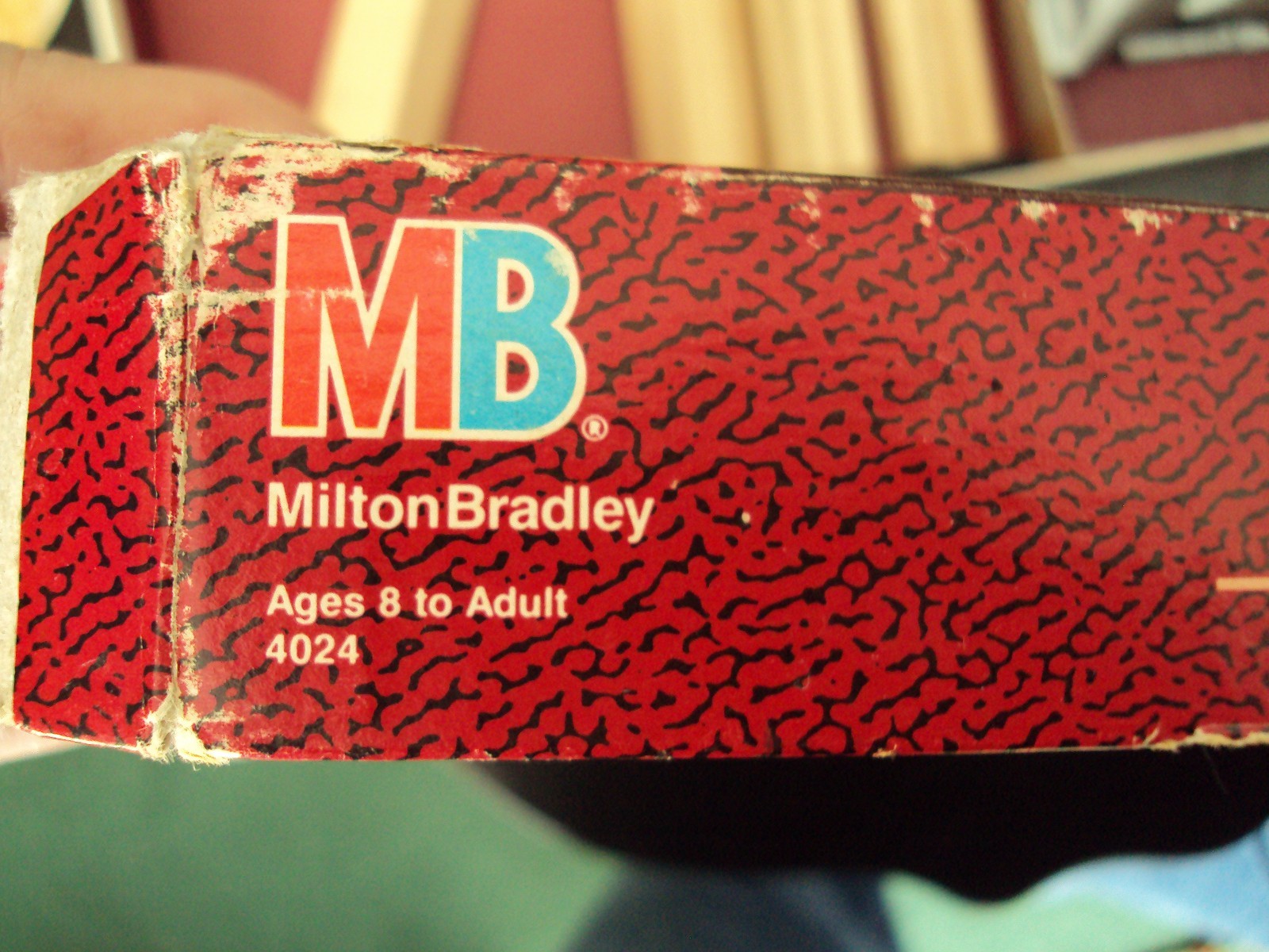 Vintage Milton Bradley Scrabble Game Board Incomplete 1982 1989 #4024