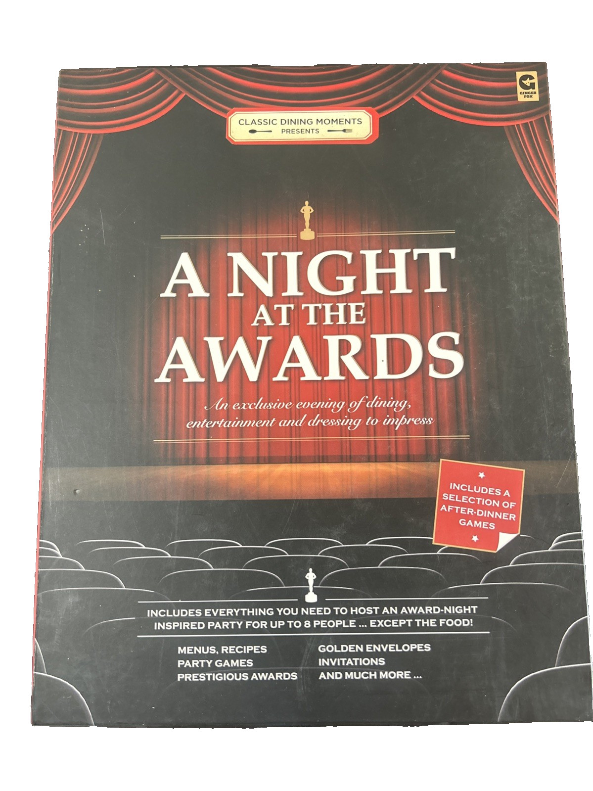 Dinner Party Game – Awards Ceremony A Night At The Awards, Experience NEW