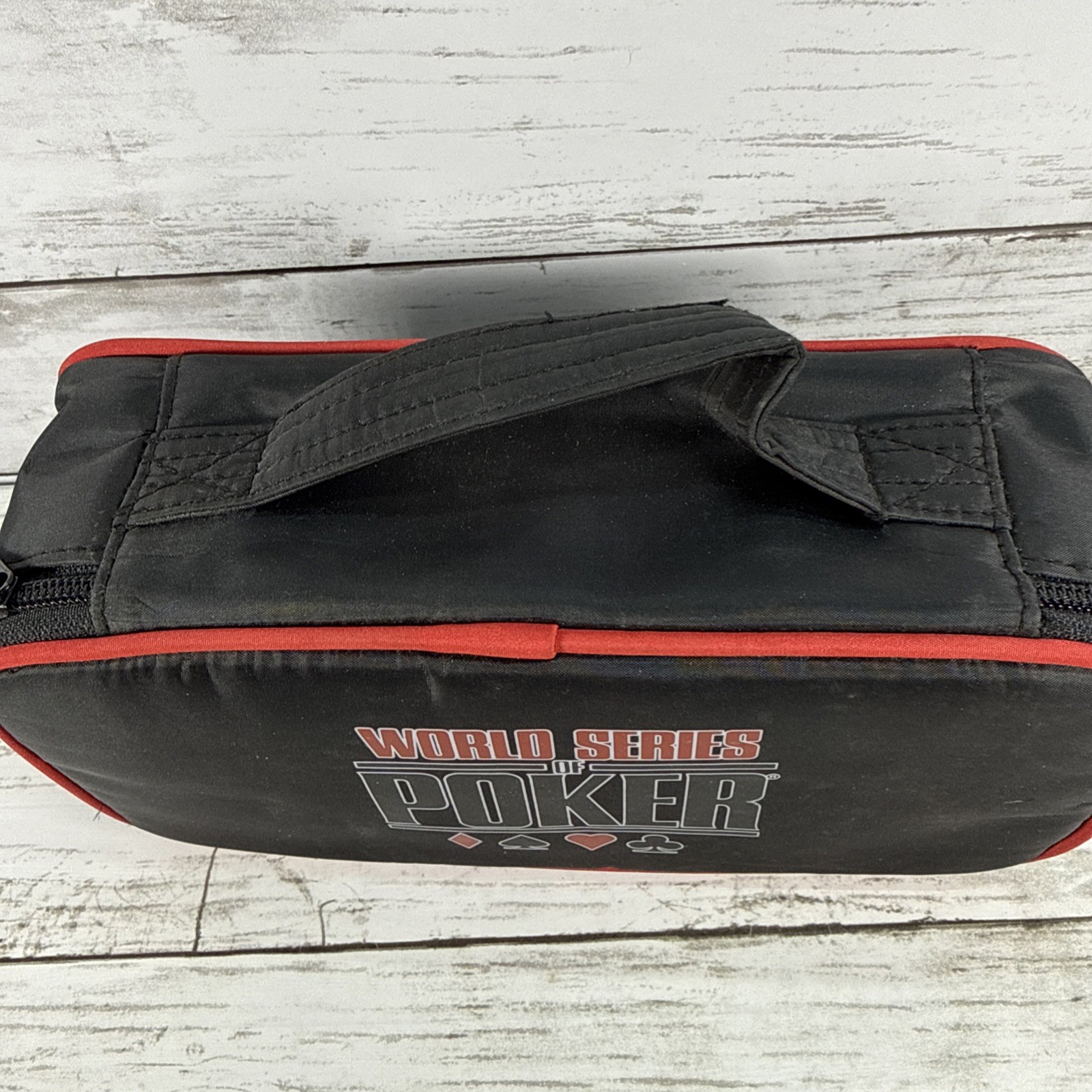 World Series of Poker Chip Set Carry Bag Sealed Cards Casino Game Night Set