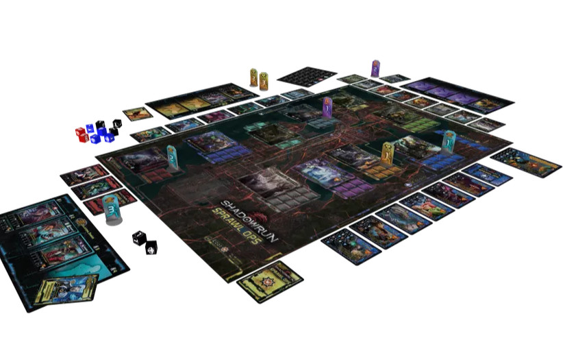 Shadowrun Sprawl Ops Board Game